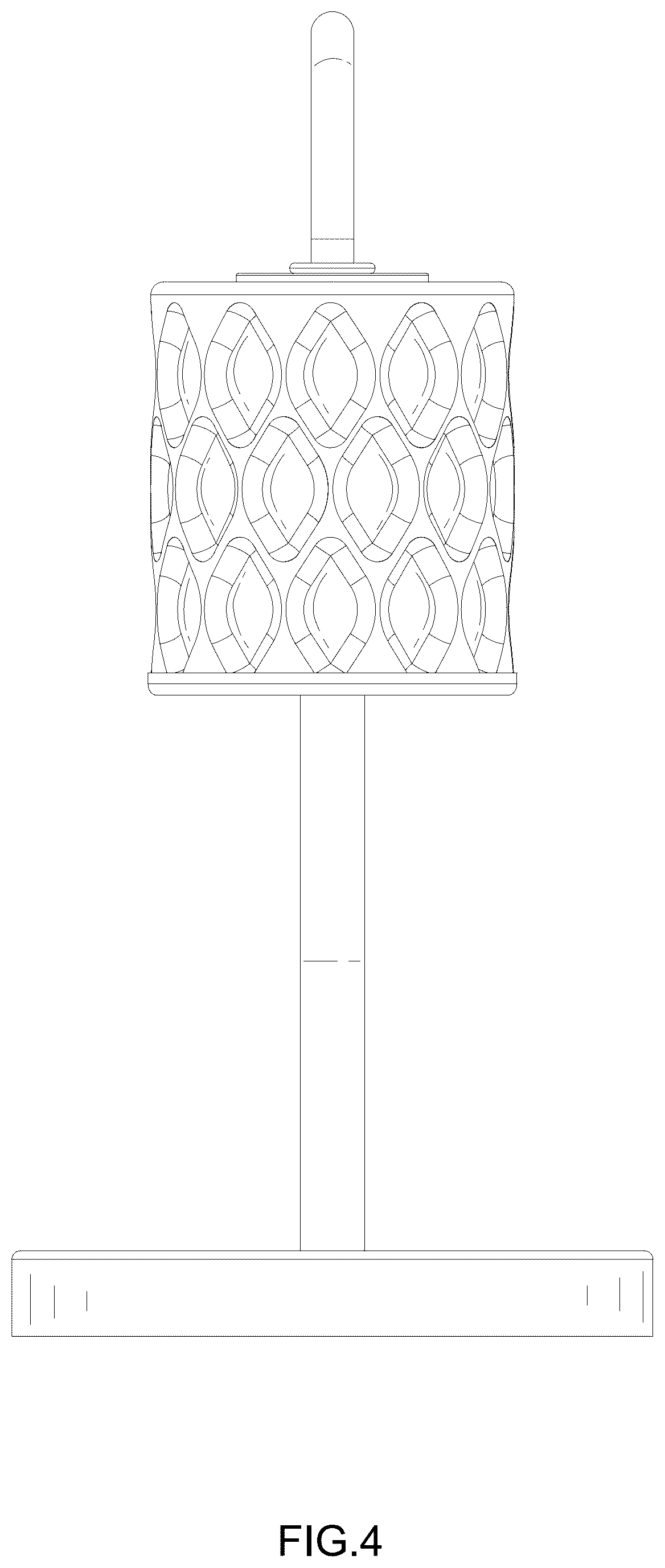 Patent USD1076201 Figure 4 – Wax melting lamp