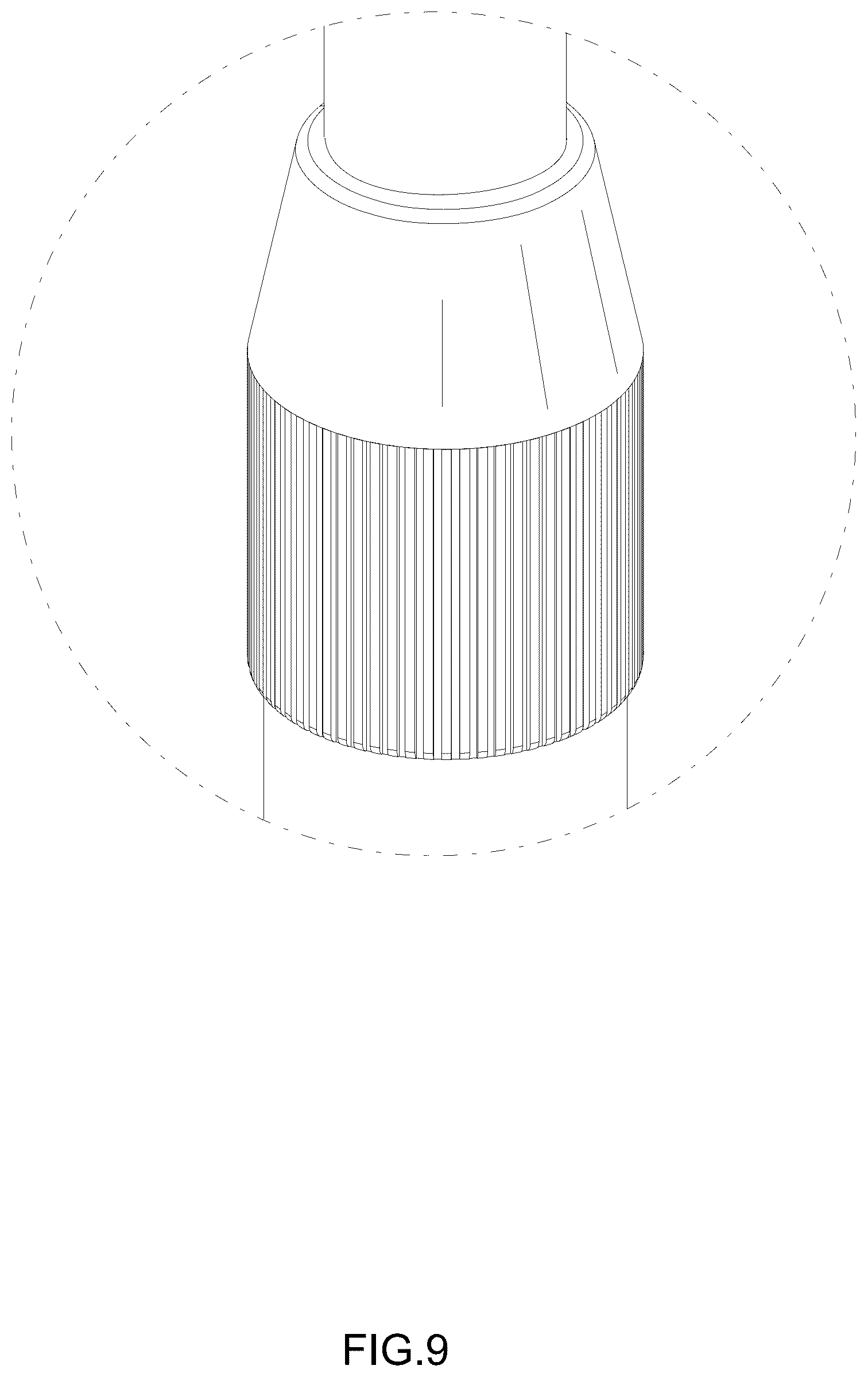 Patent USD1076201 Figure 9 – Wax melting lamp