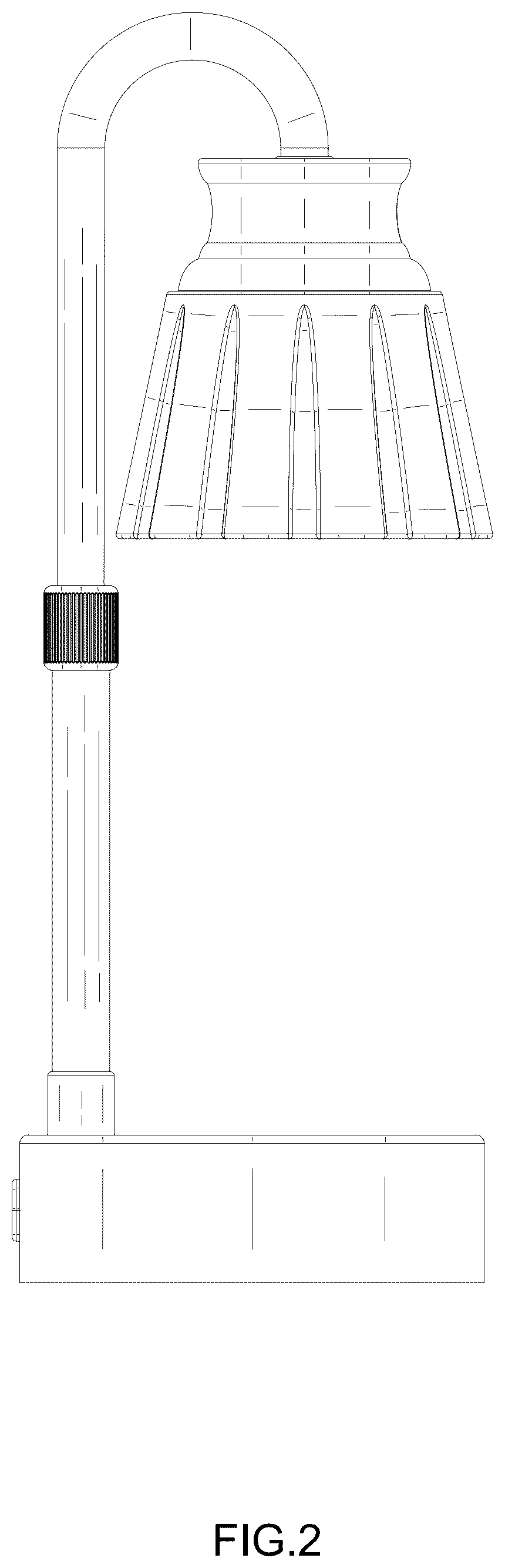 Patent USD1076202 Figure 2 – Wax melting lamp
