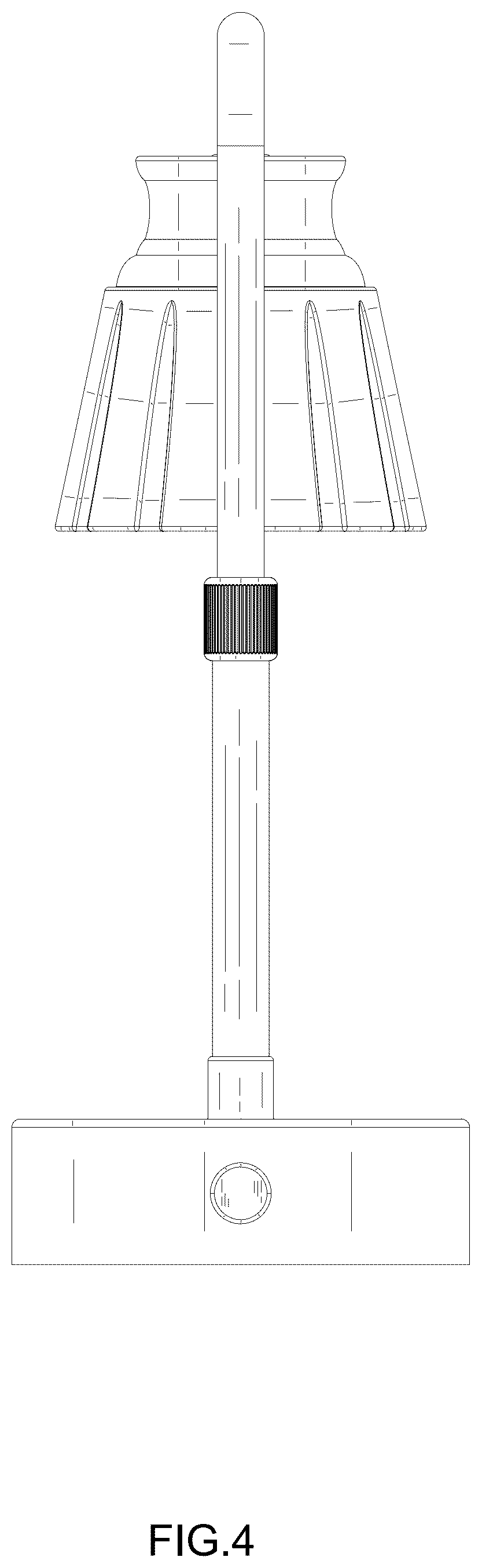 Patent USD1076202 Figure 4 – Wax melting lamp