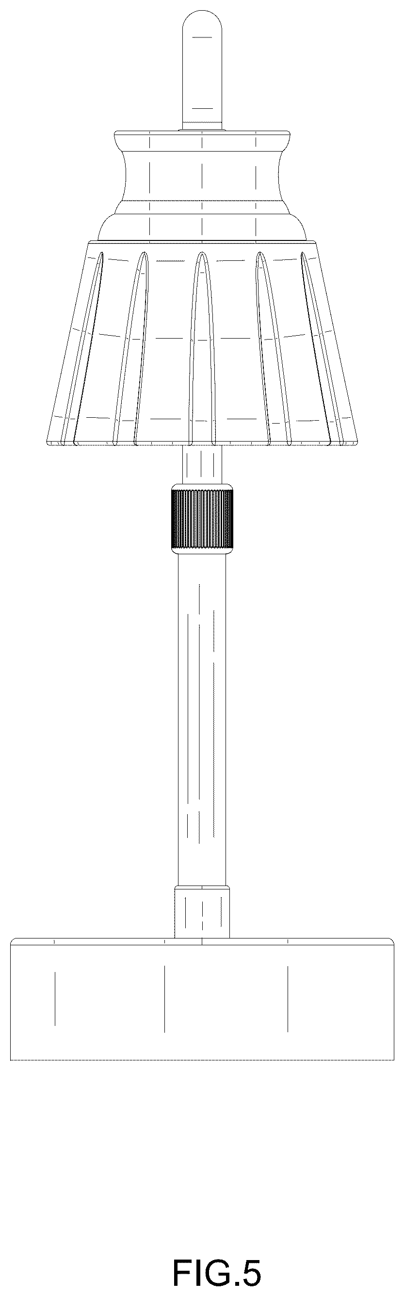 Patent USD1076202 Figure 5 – Wax melting lamp