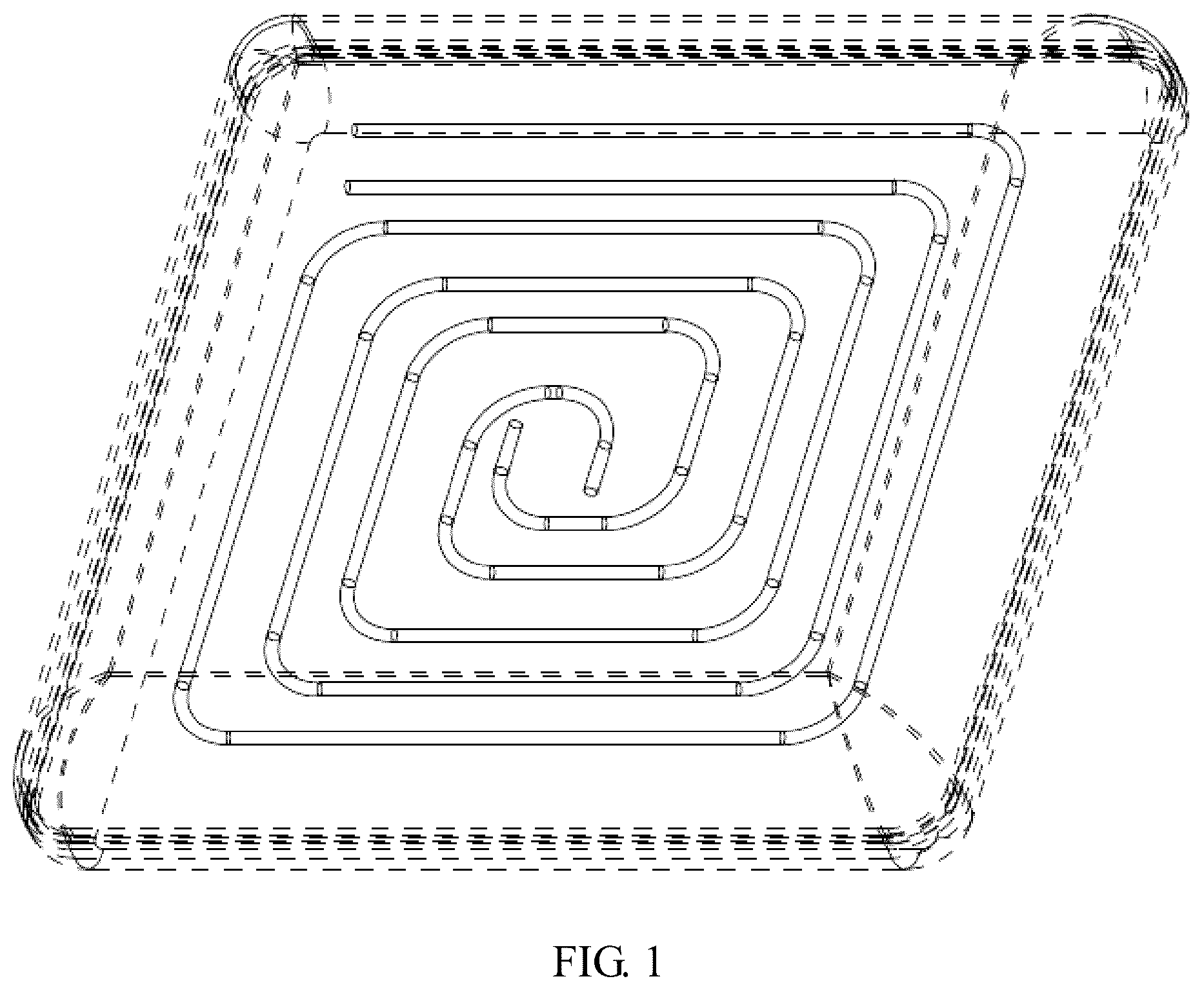 Patent USD1076204 Figure 1 – Light module for linear LED