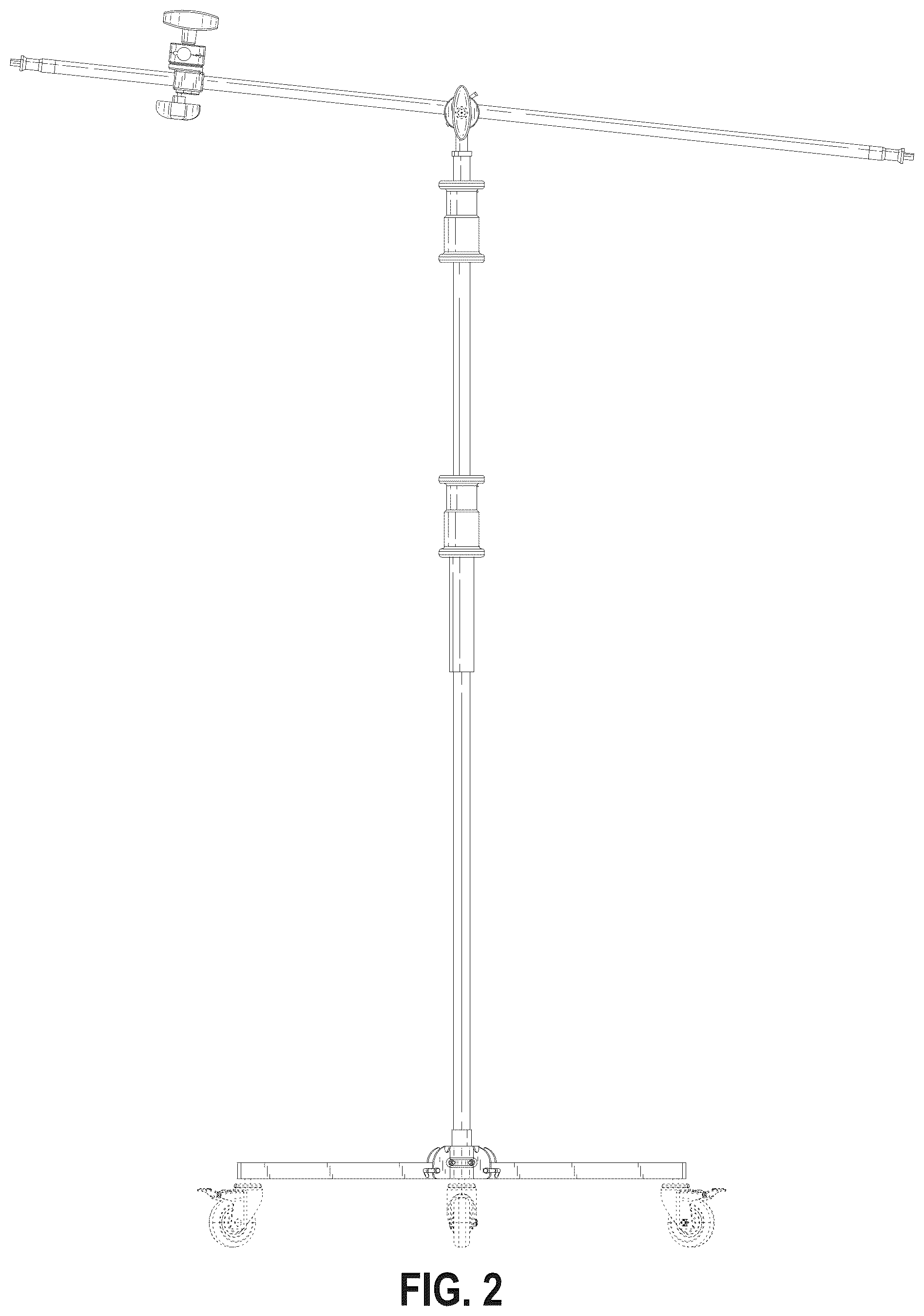 Patent USD1076207 Figure 2 – Heavy duty light stand