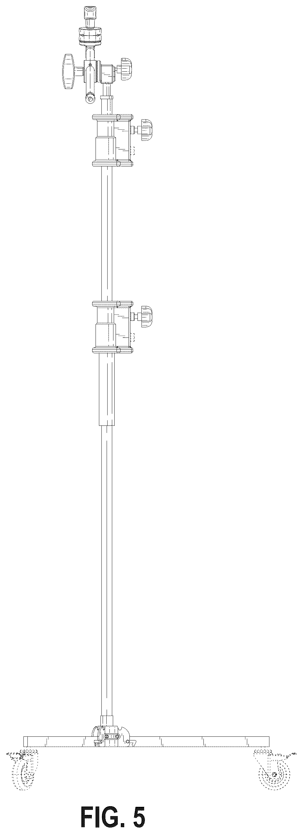 Patent USD1076207 Figure 5 – Heavy duty light stand