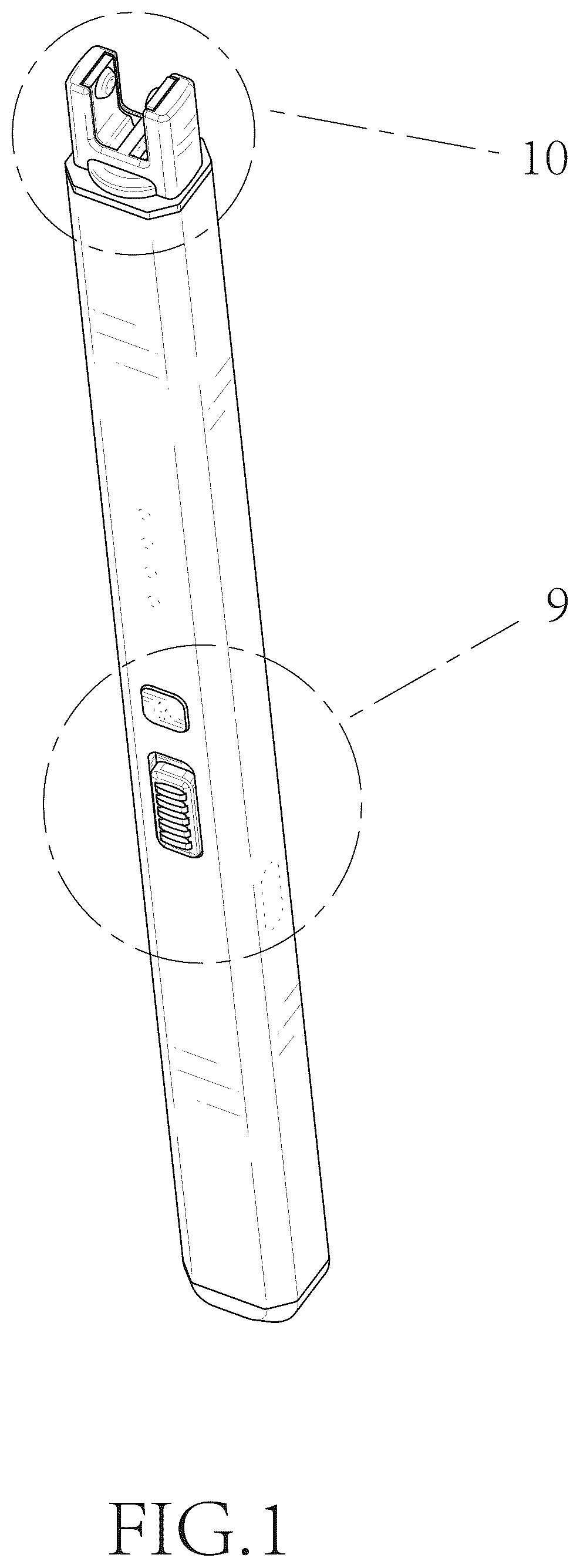Patent USD1076209 — Lighter — Figure 1