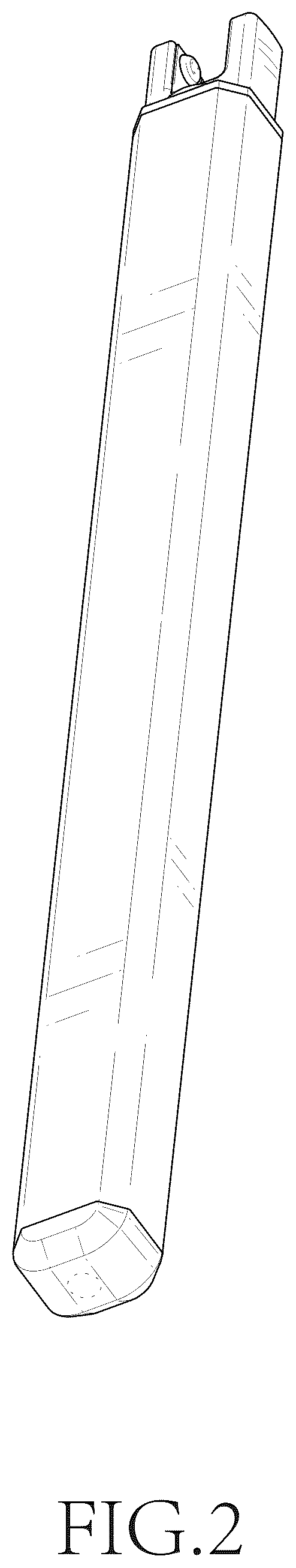 Patent USD1076209 Figure 2 – Lighter