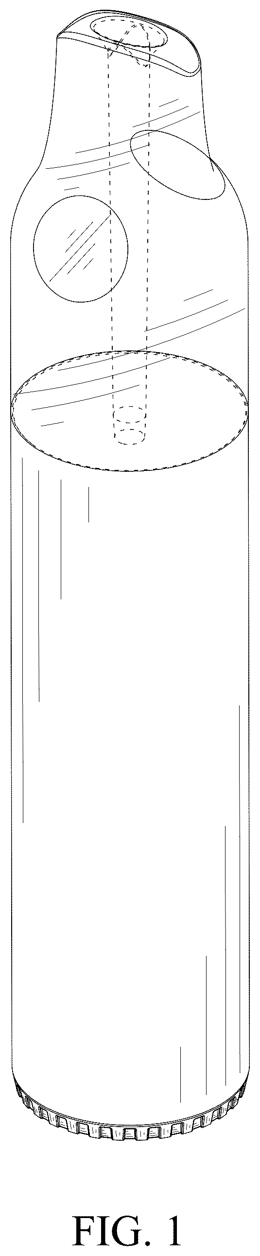 Patent USD1076211 Figure 1 – Electronic atomizing device