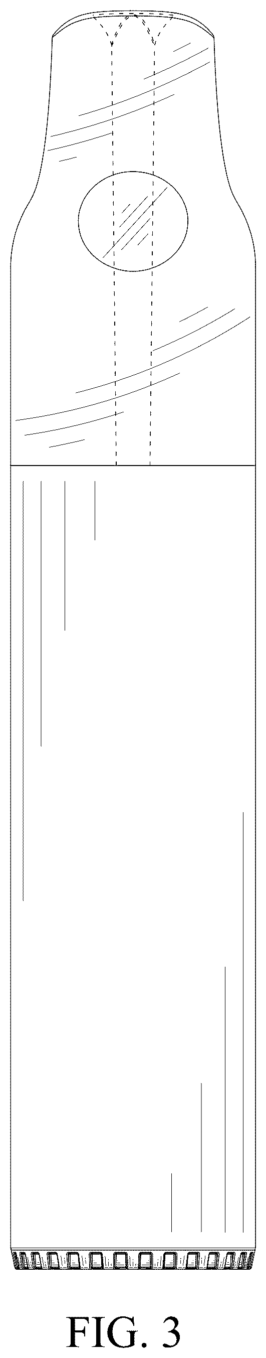Patent USD1076211 Figure 3 – Electronic atomizing device