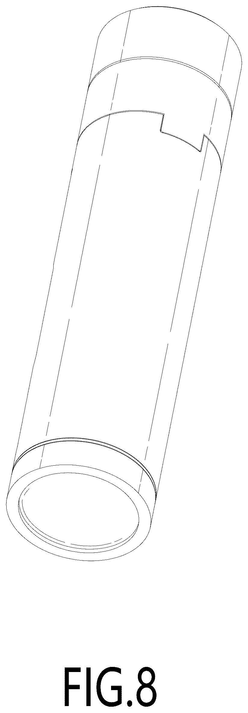 Patent USD1076212 Figure 8 – Smoke storage tube