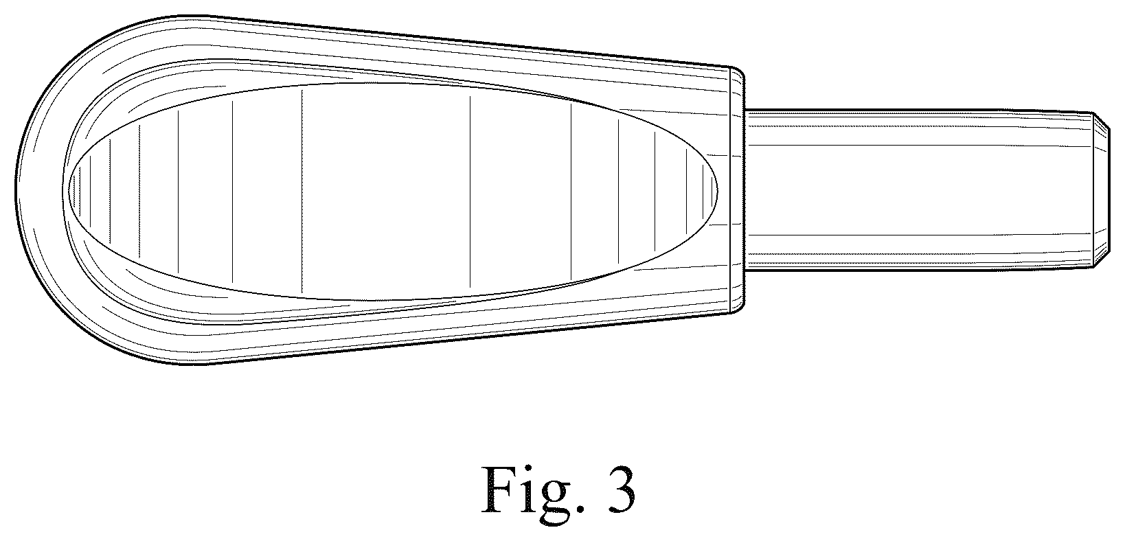 Patent USD1076217 Figure 3 – Cosmetic sponge tool