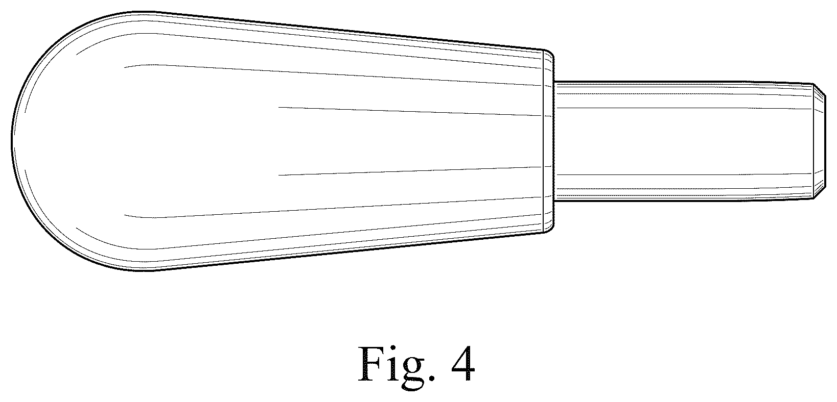 Patent USD1076217 Figure 4 – Cosmetic sponge tool