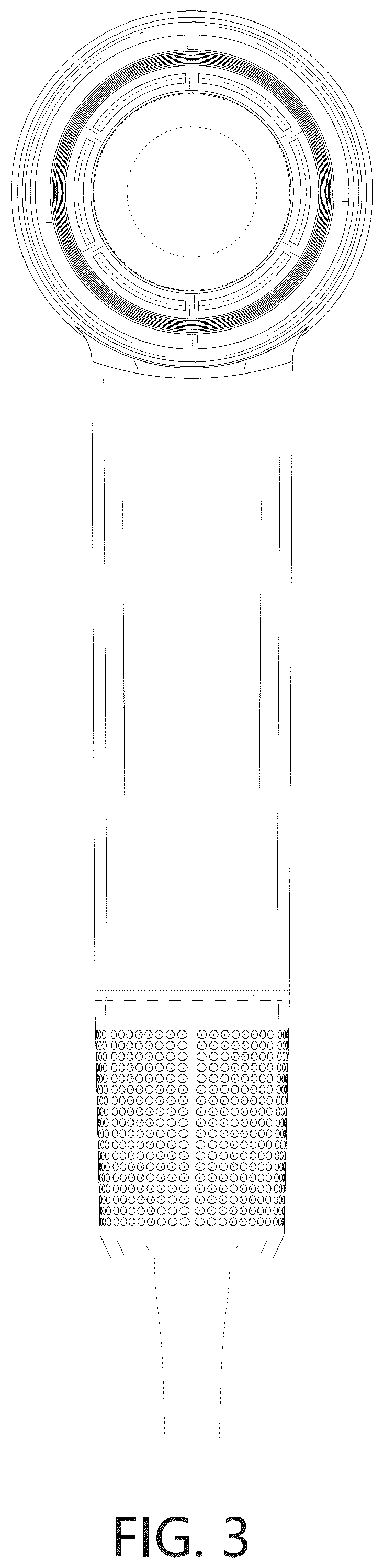 Patent USD1076222 Figure 3 – Hair dryer