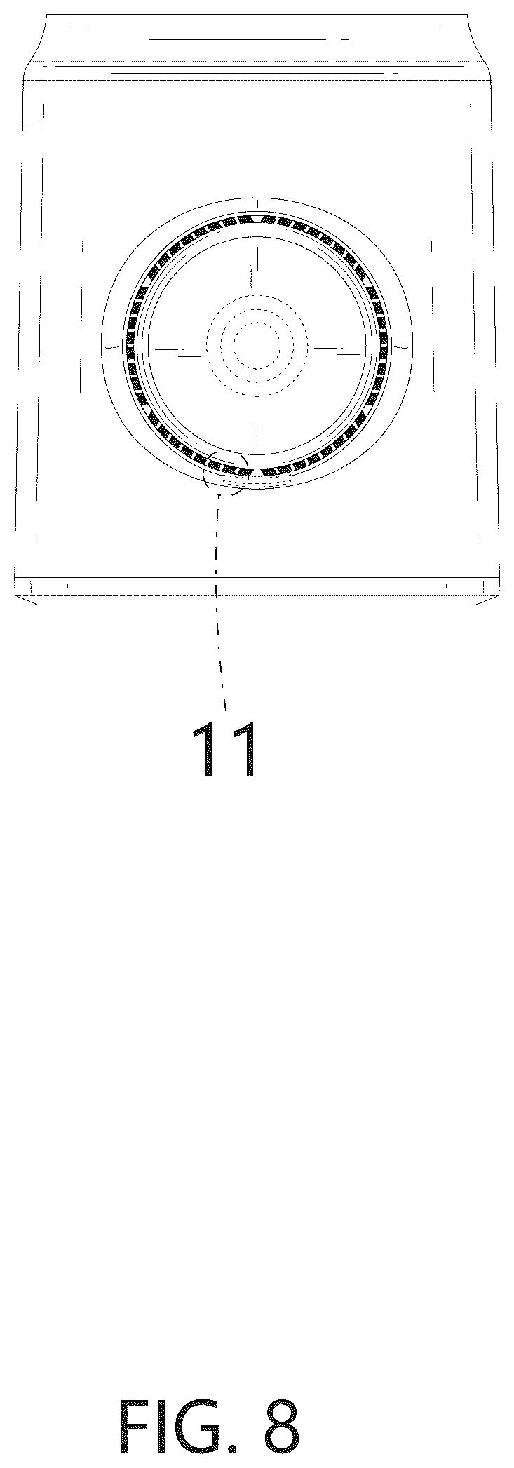 Patent USD1076222 Figure 8 – Hair dryer