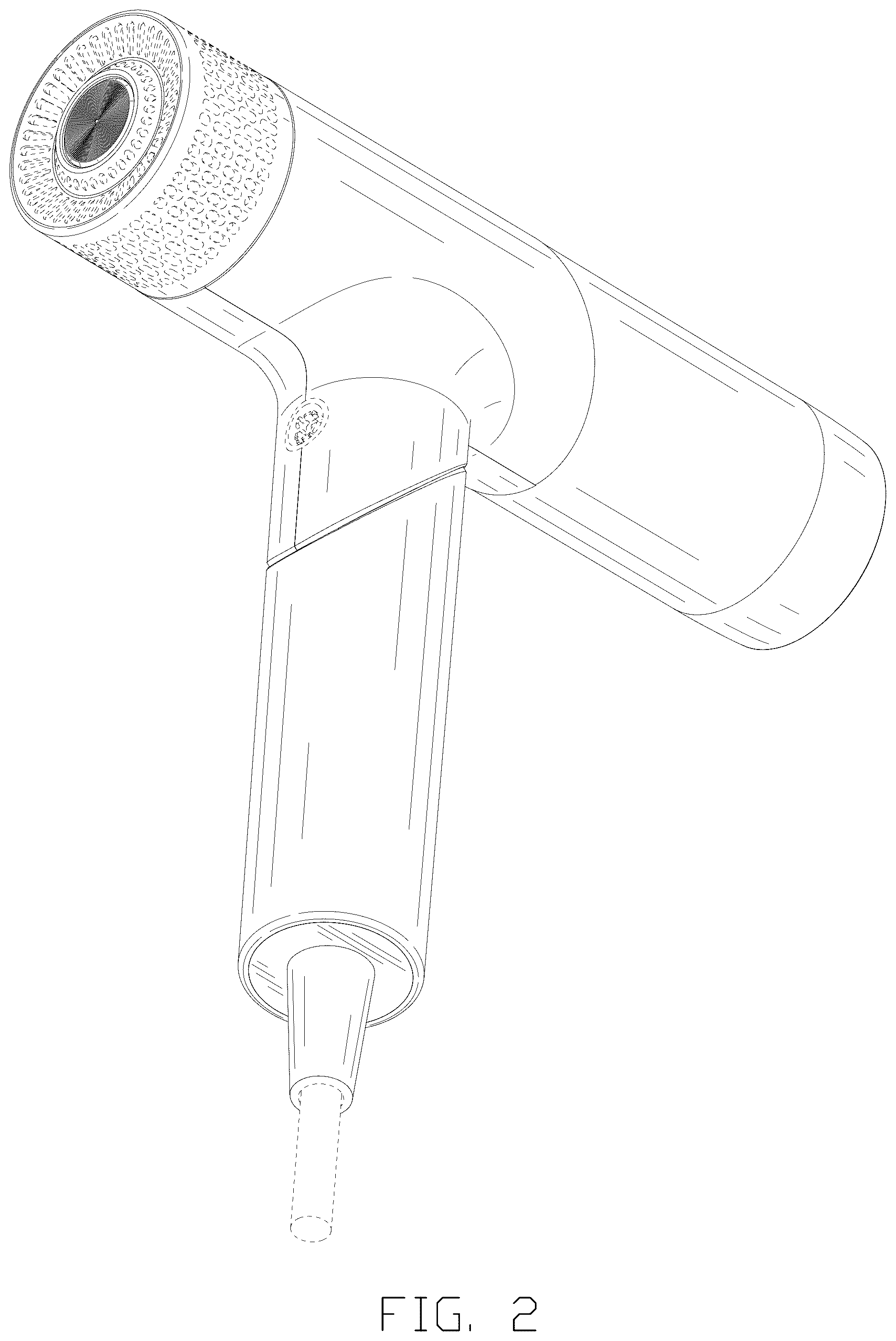 Patent USD1076223 Figure 2 – Hair dryer