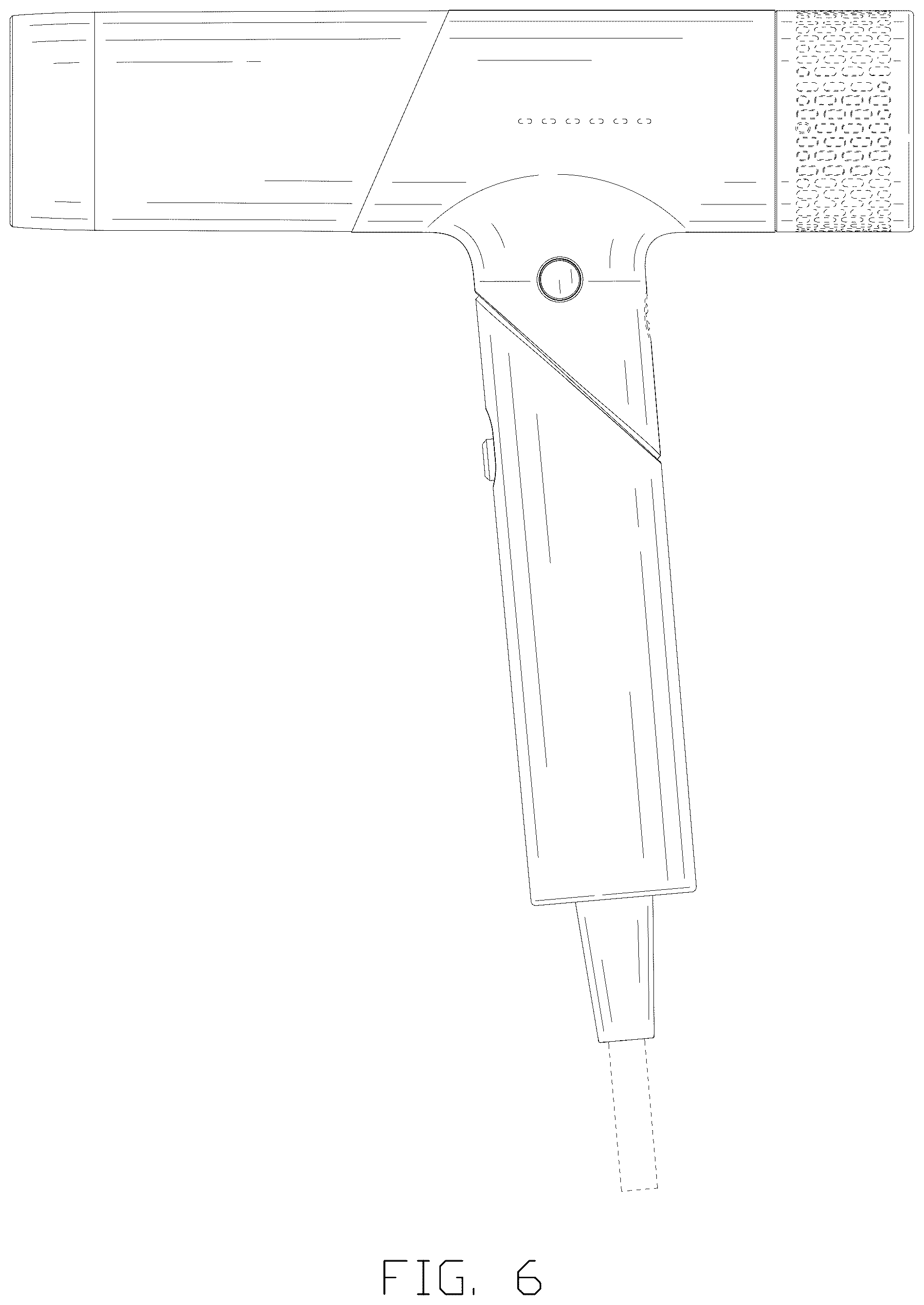 Patent USD1076223 Figure 6 – Hair dryer