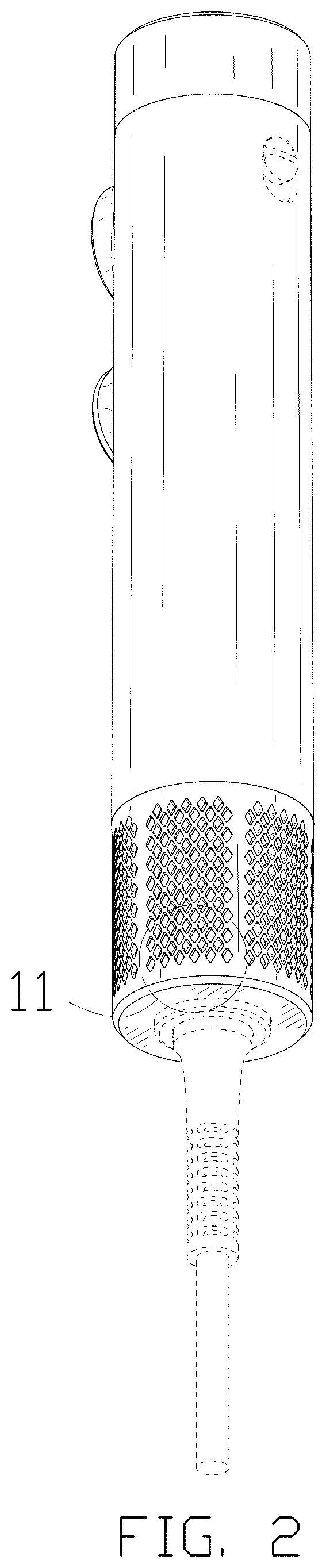 Patent USD1076224 Figure 2 – Hair styling device