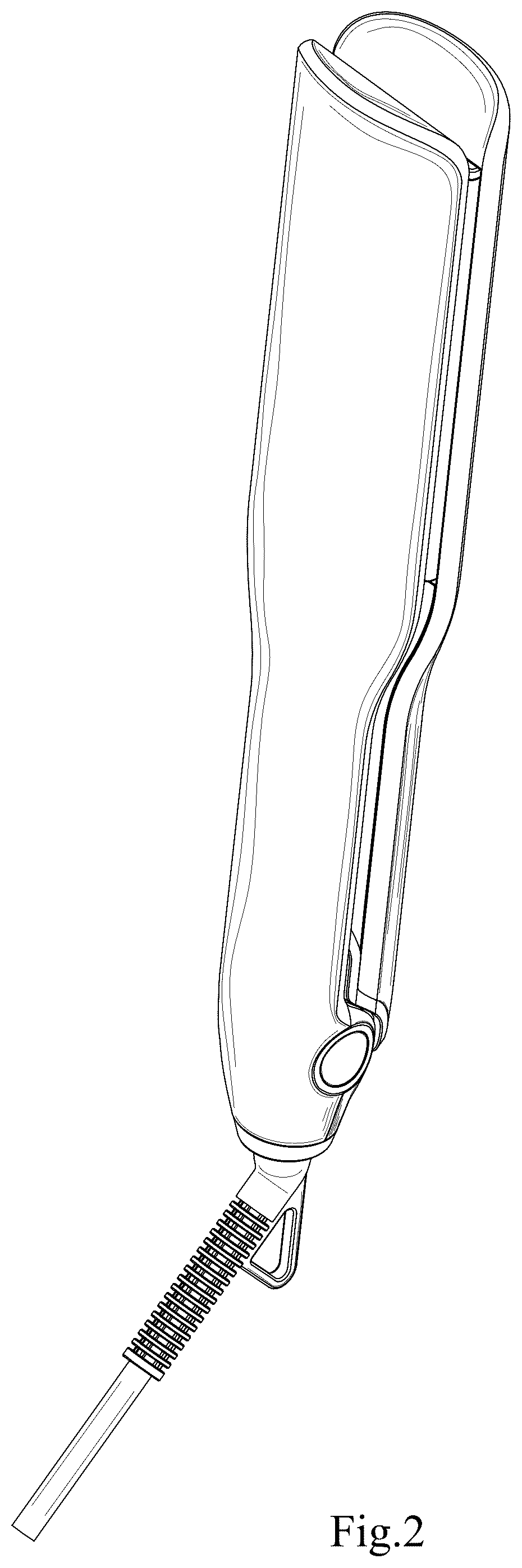 Patent USD1076226 Figure 2 – Hair straightener