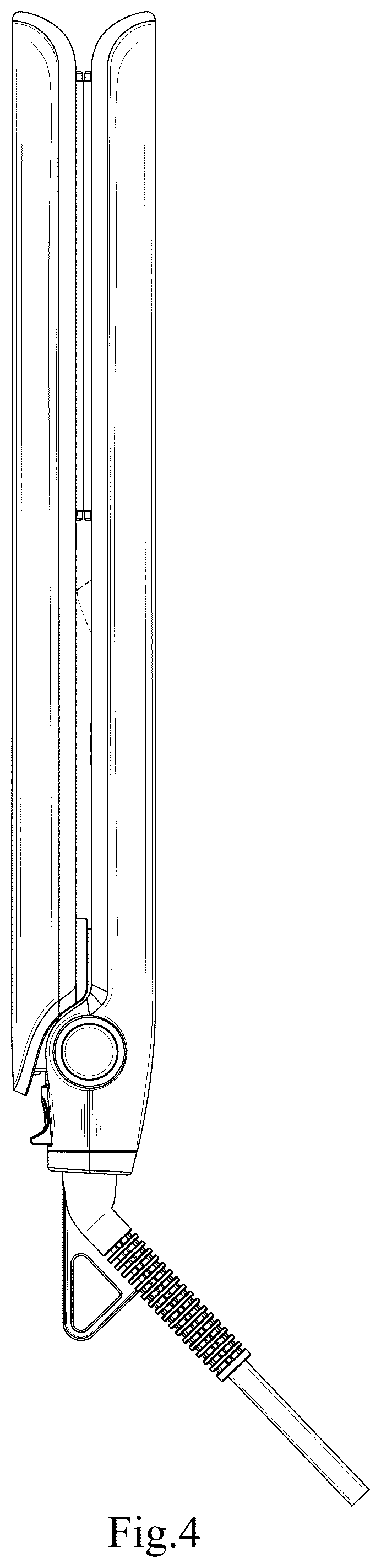Patent USD1076226 Figure 4 – Hair straightener