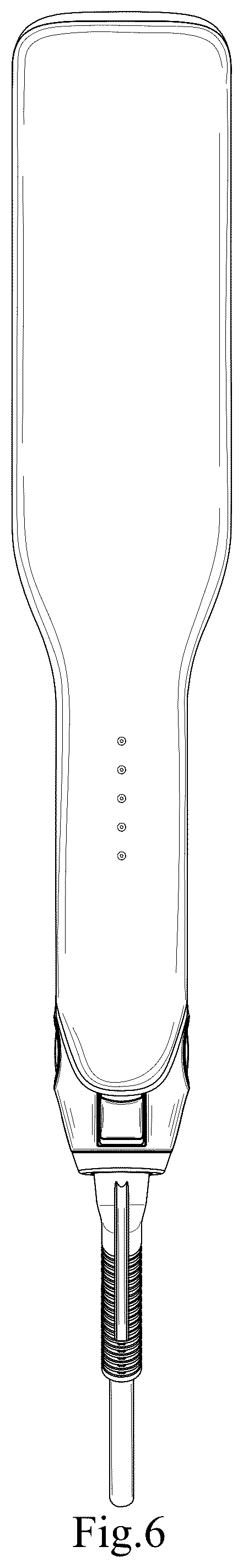 Patent USD1076226 Figure 6 – Hair straightener