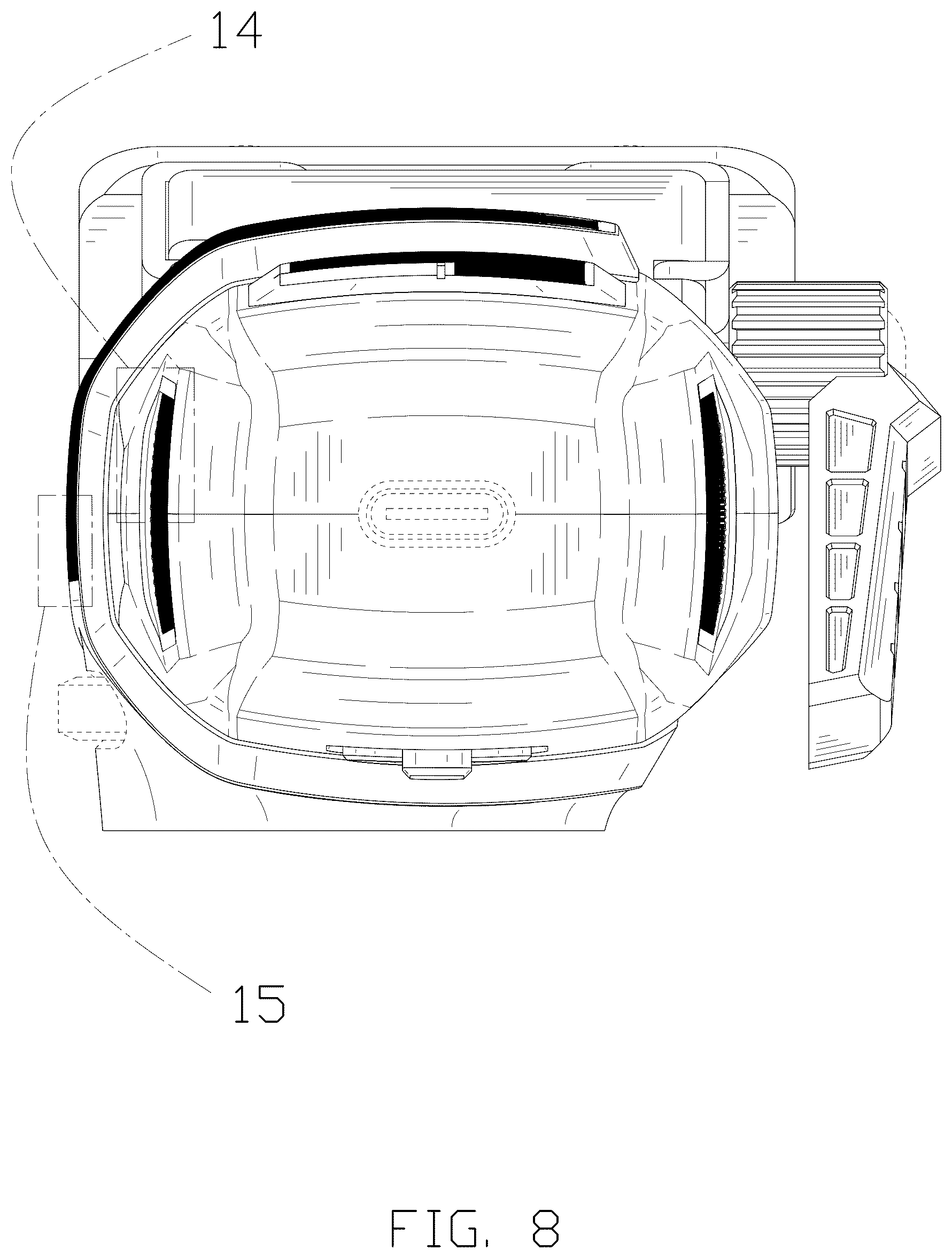 Patent USD1076227 Figure 8 – Hair clipper