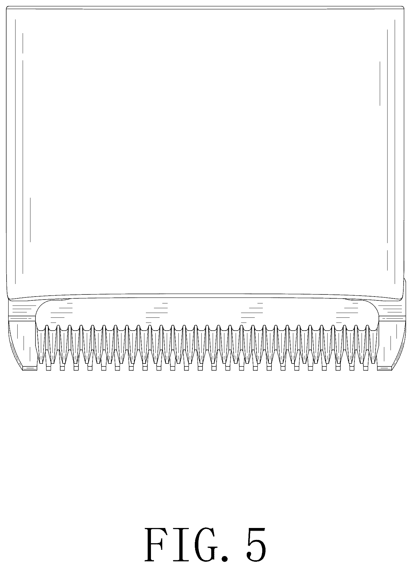 Patent USD1076229 Figure 5 – Hair clipper