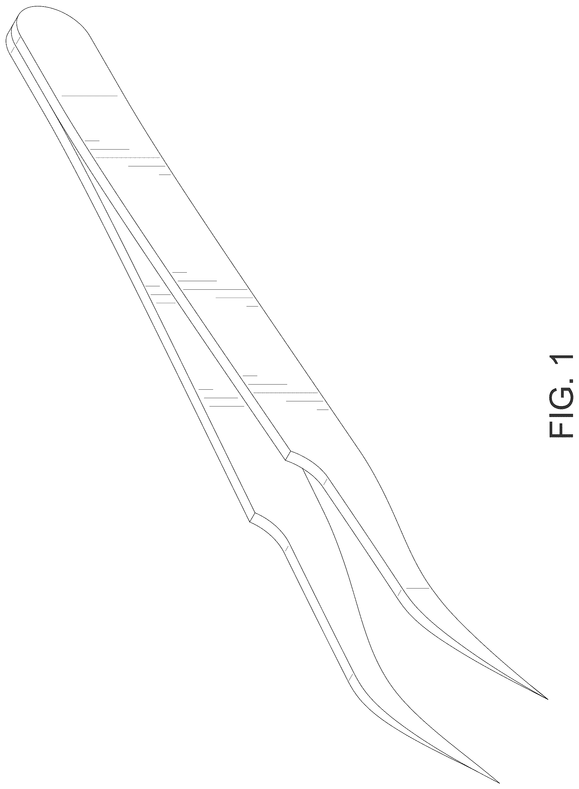 Patent USD1076230 Figure 1 – Artificial eyelash extension applicator