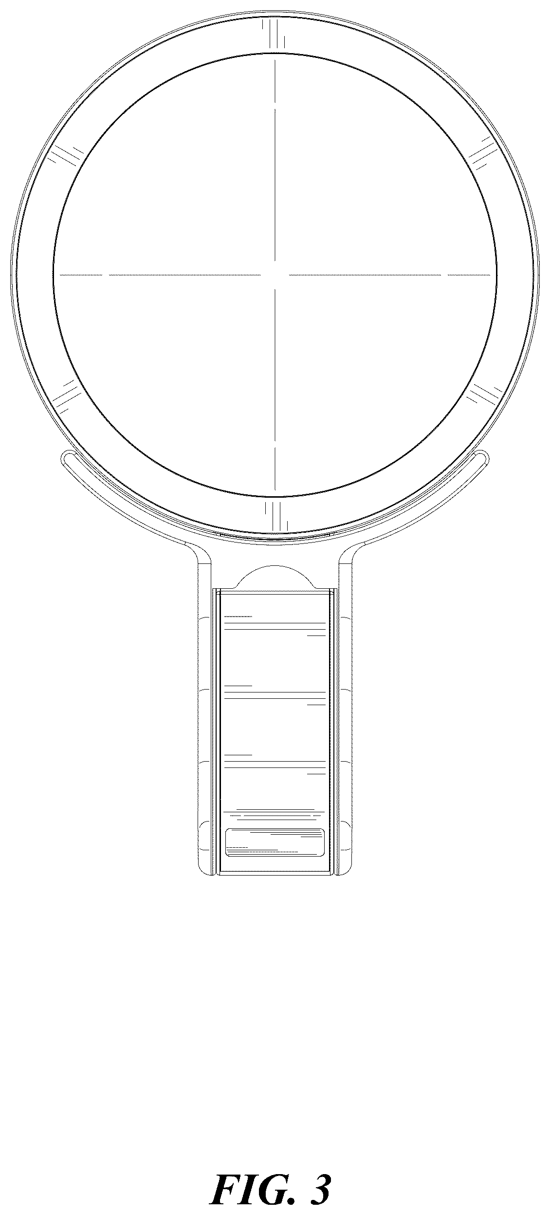Patent USD1076231 Figure 3 – Vanity mirror