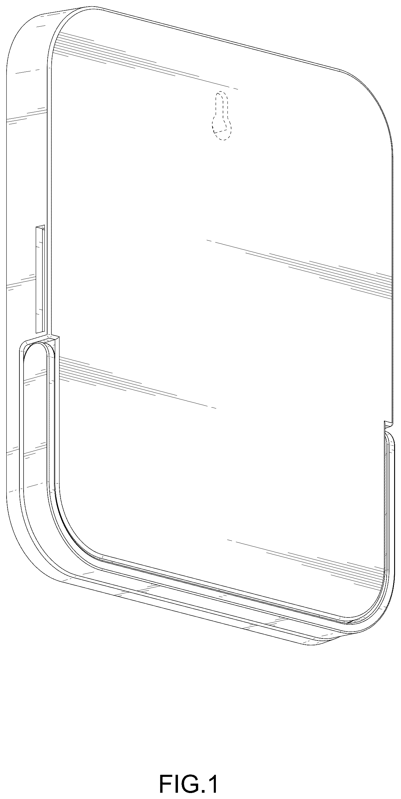 Patent USD1076232 — Combination hand mirror and comb — Figure 1
