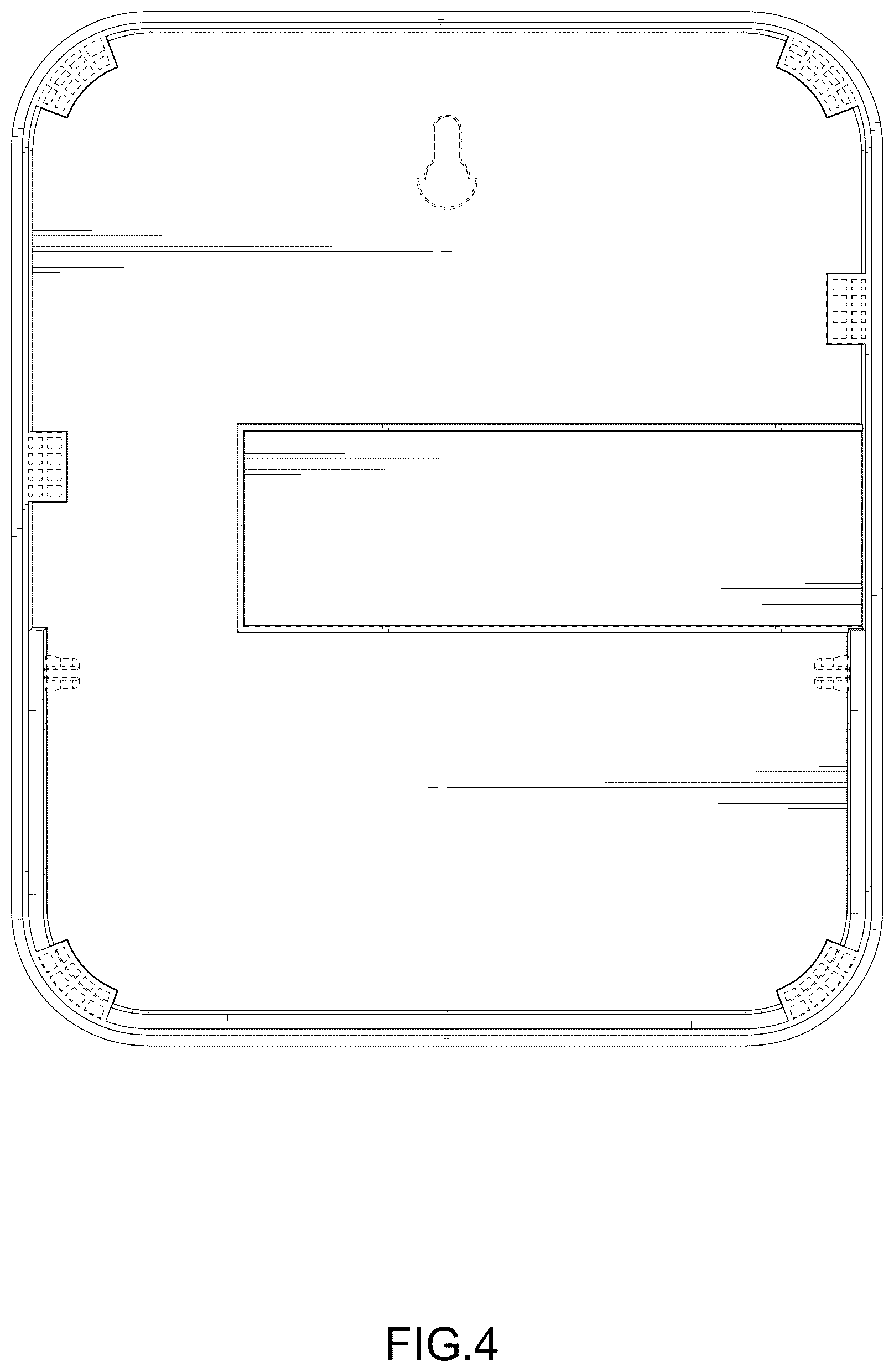 Patent USD1076232 Figure 4 – Combination hand mirror and comb