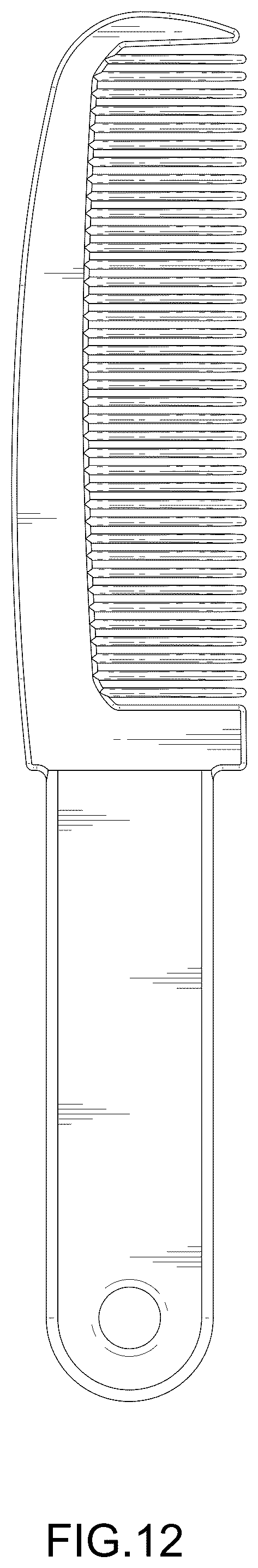 Patent USD1076232 Figure 12 – Combination hand mirror and comb