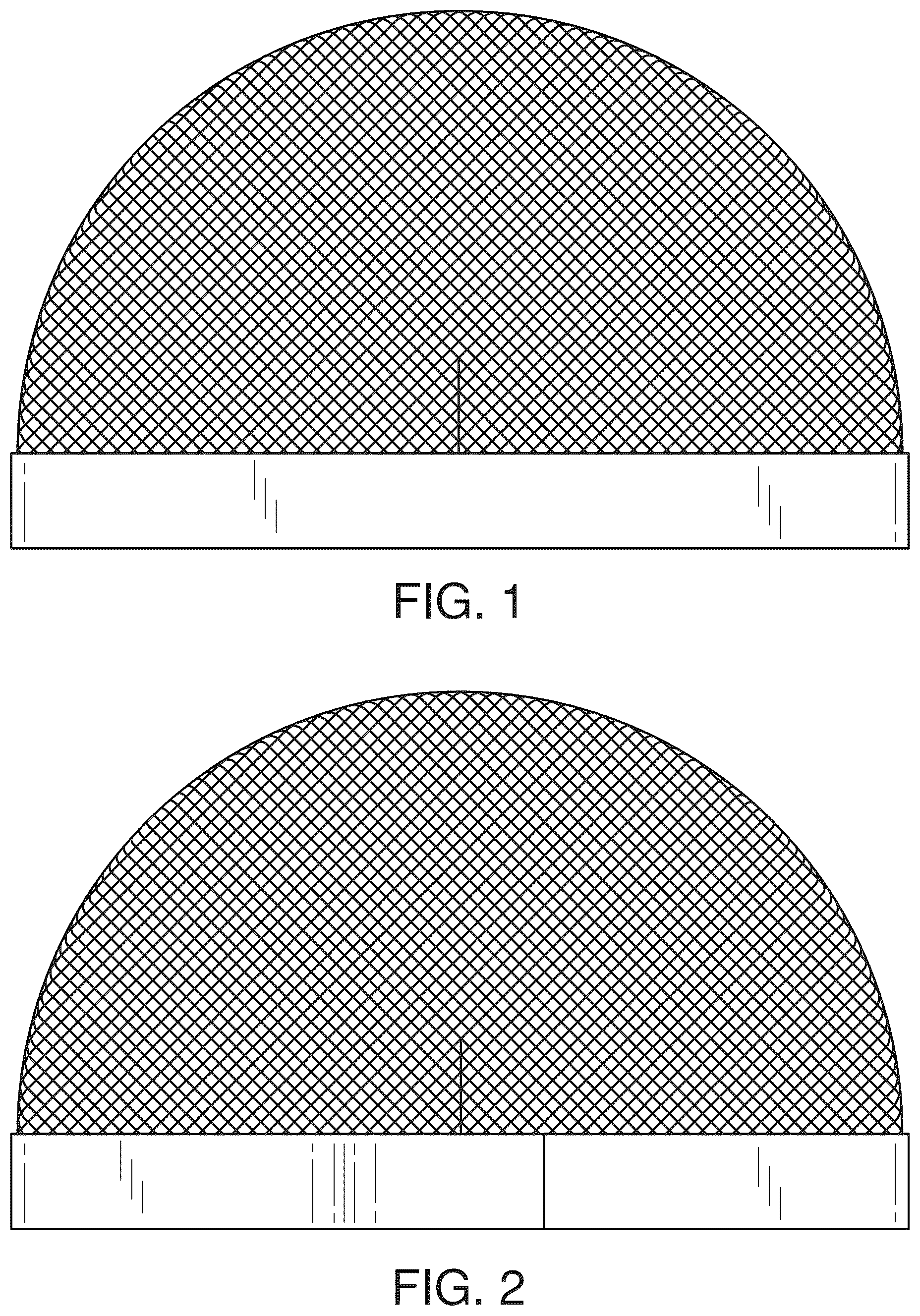 Patent USD1076234 Figure 1 – Wig base cap