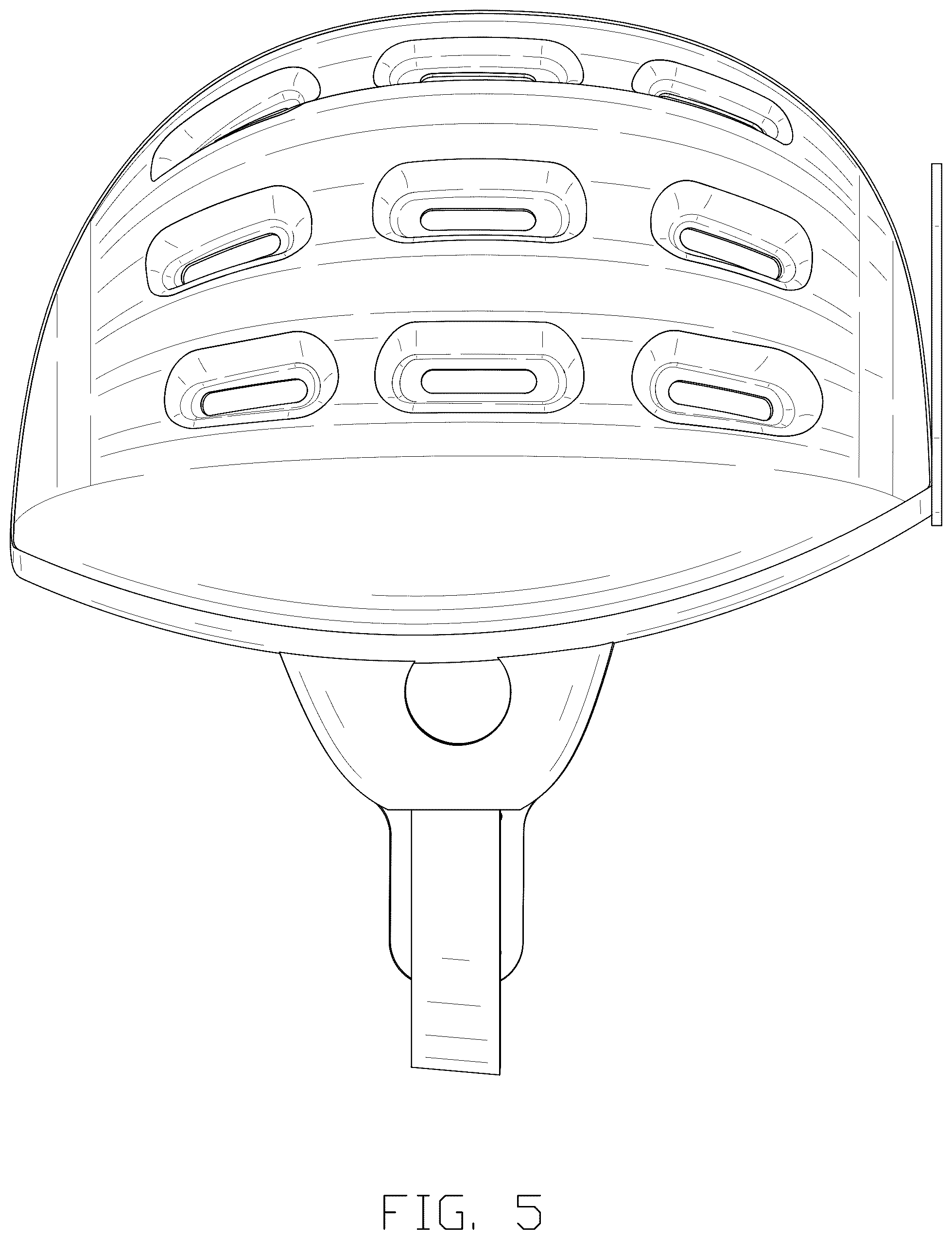 Patent USD1076235 Figure 5 – Safety helmet