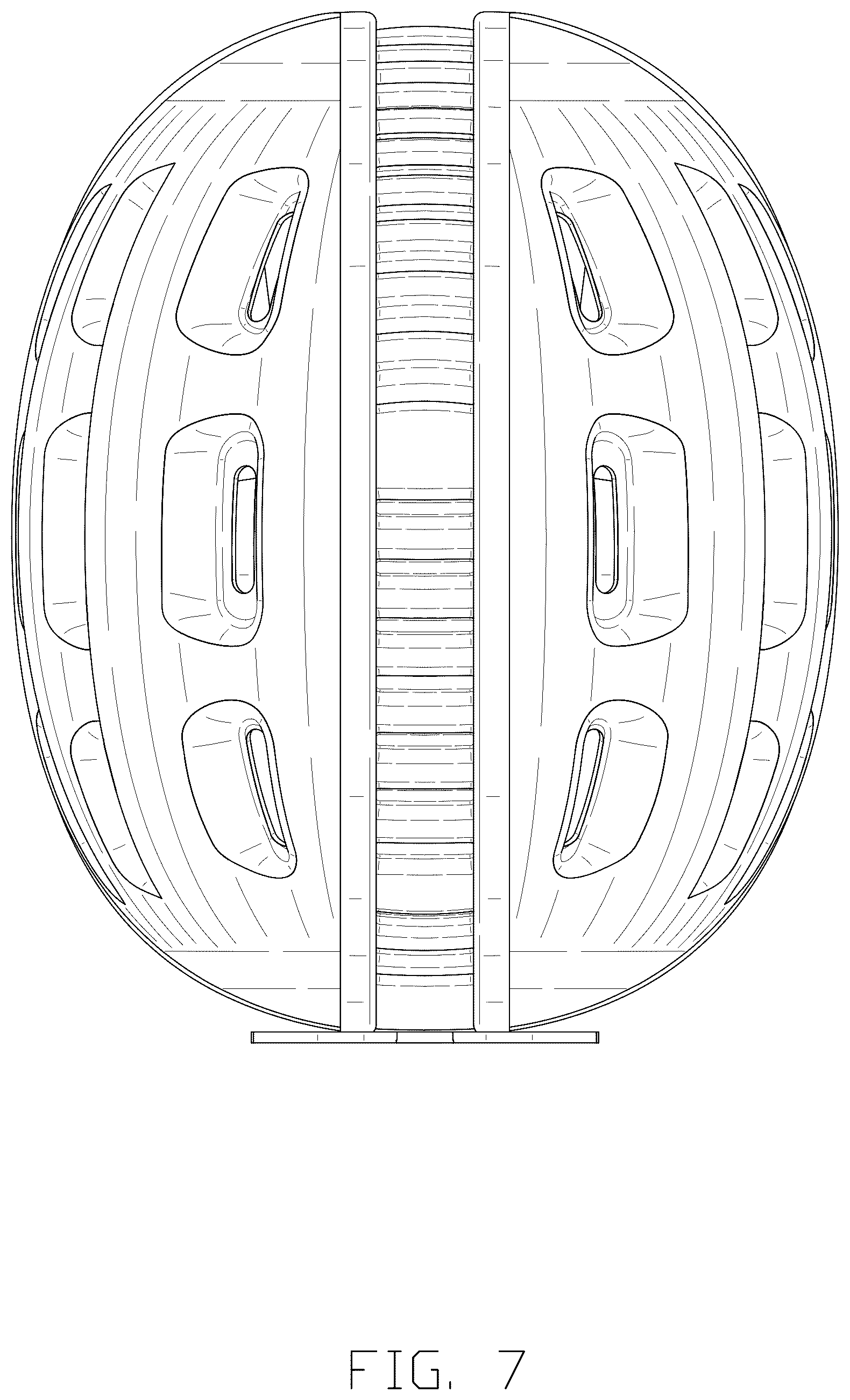 Patent USD1076235 Figure 7 – Safety helmet