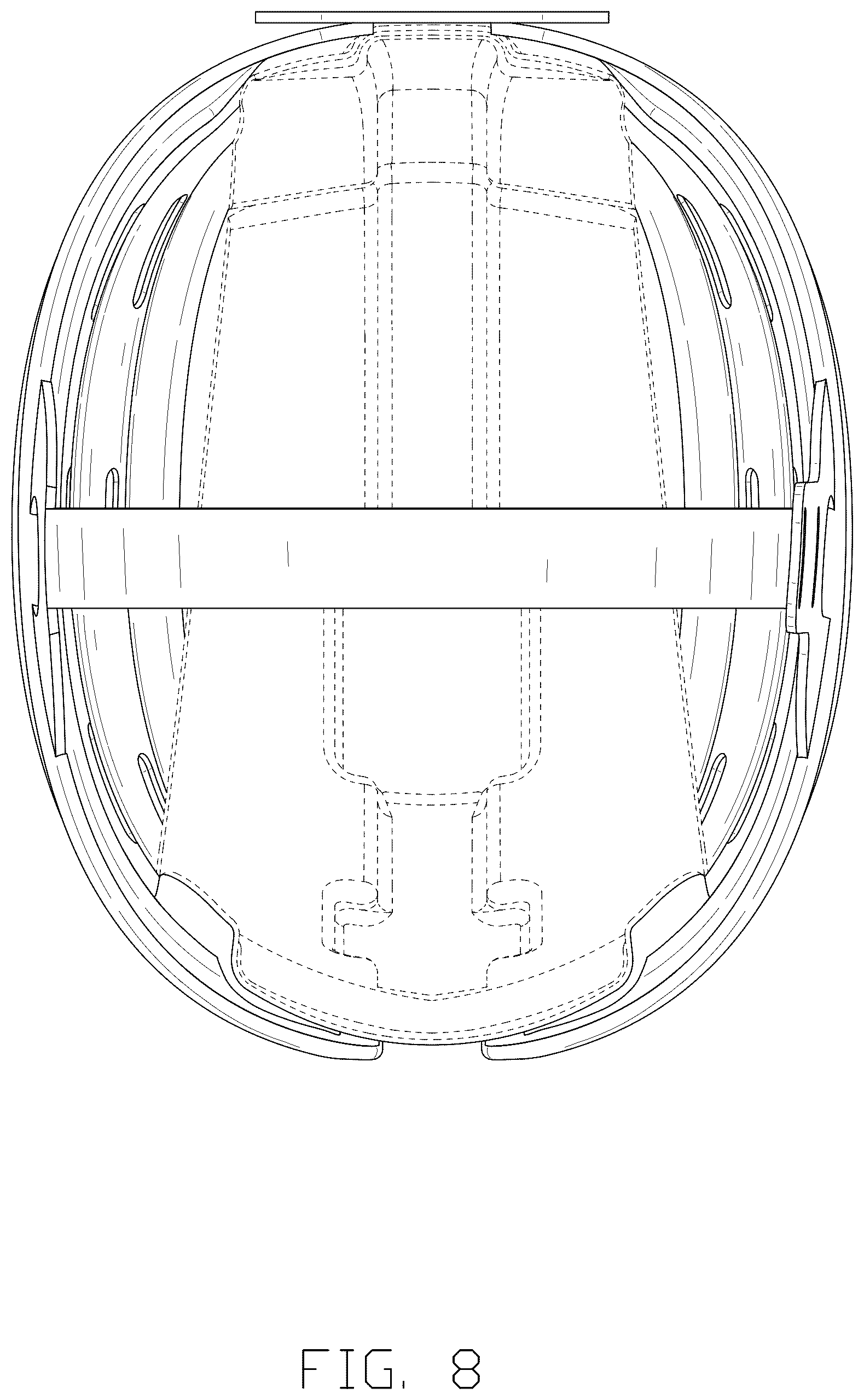 Patent USD1076235 Figure 8 – Safety helmet
