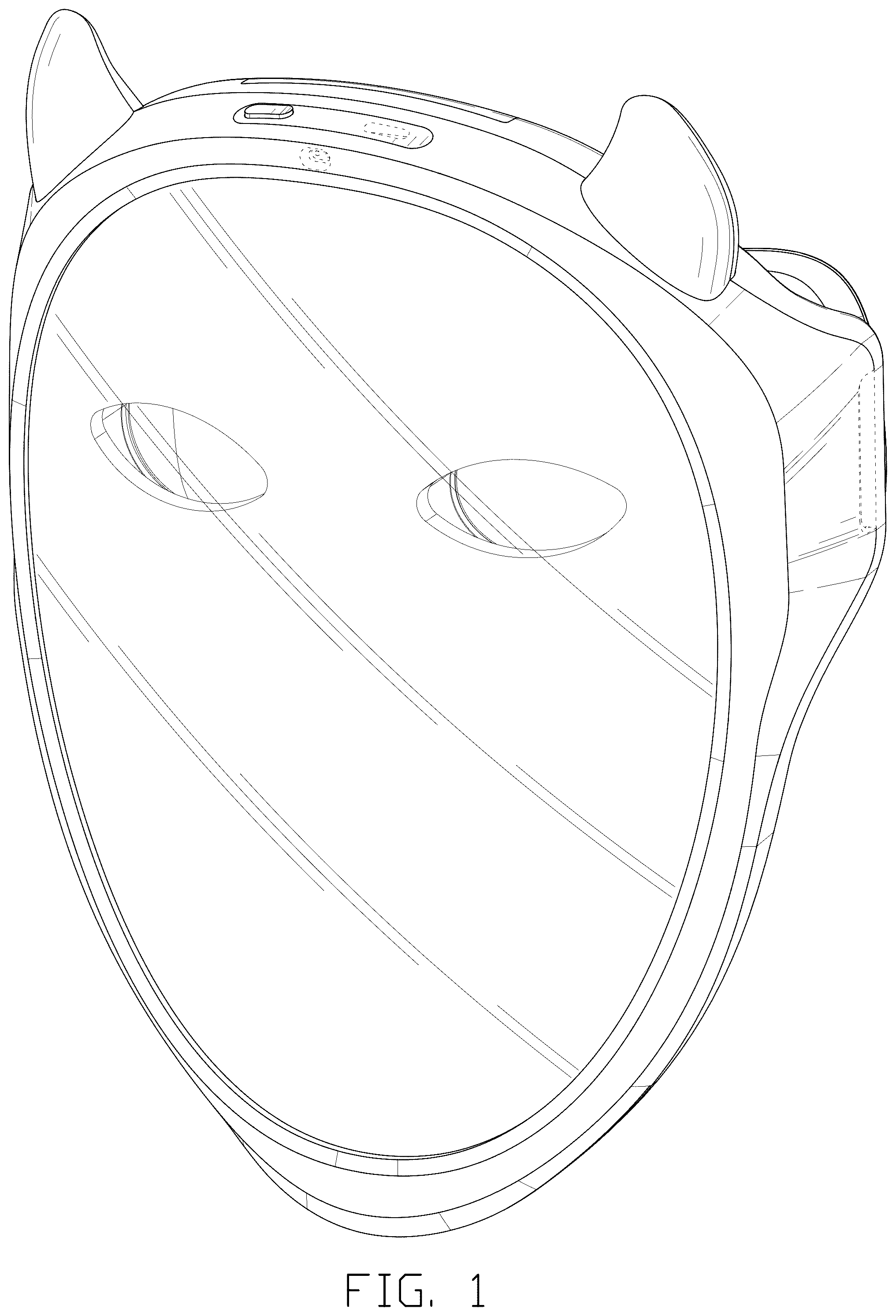 Patent USD1076236 Figure 1 – Mask