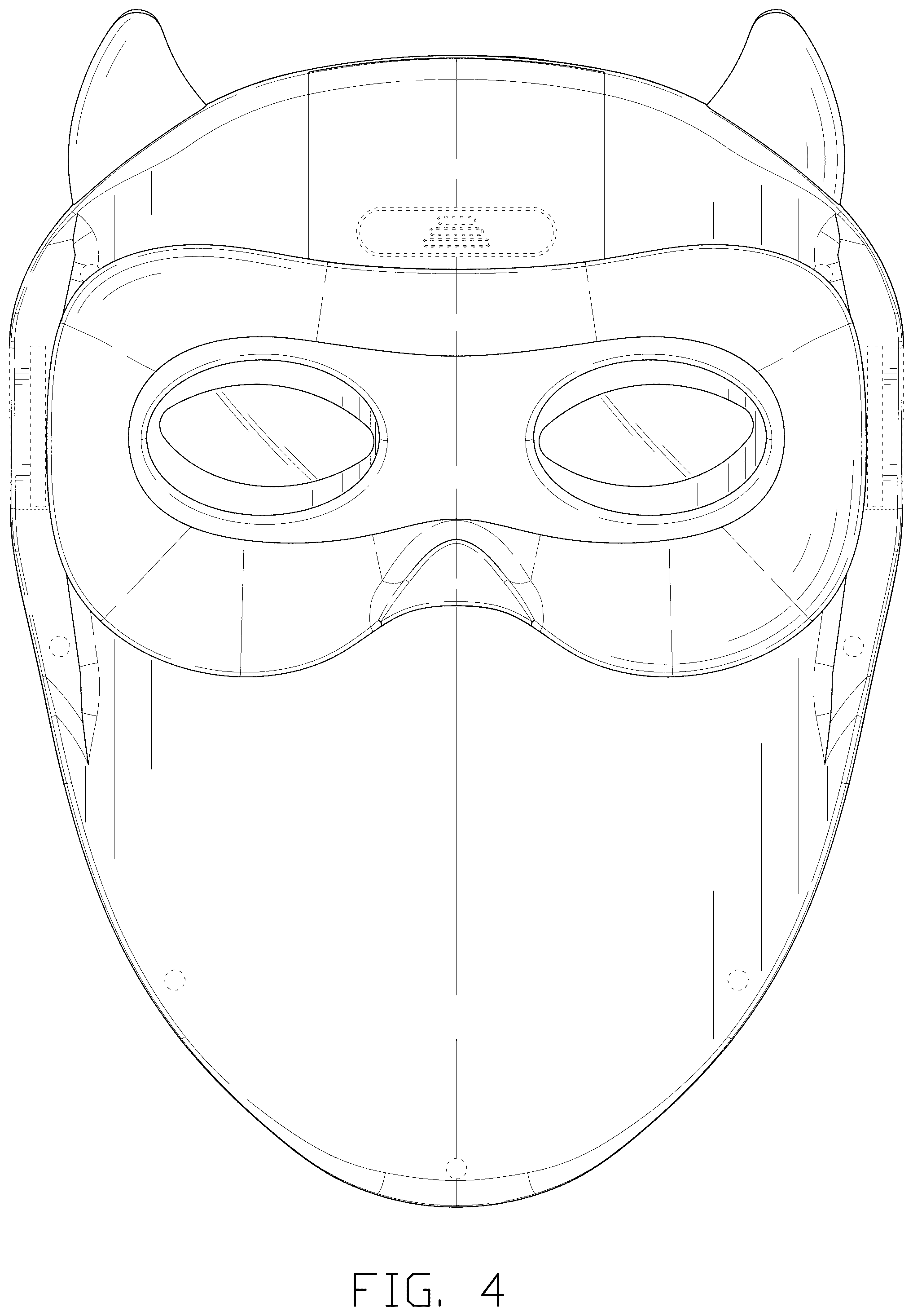 Patent USD1076236 Figure 4 – Mask