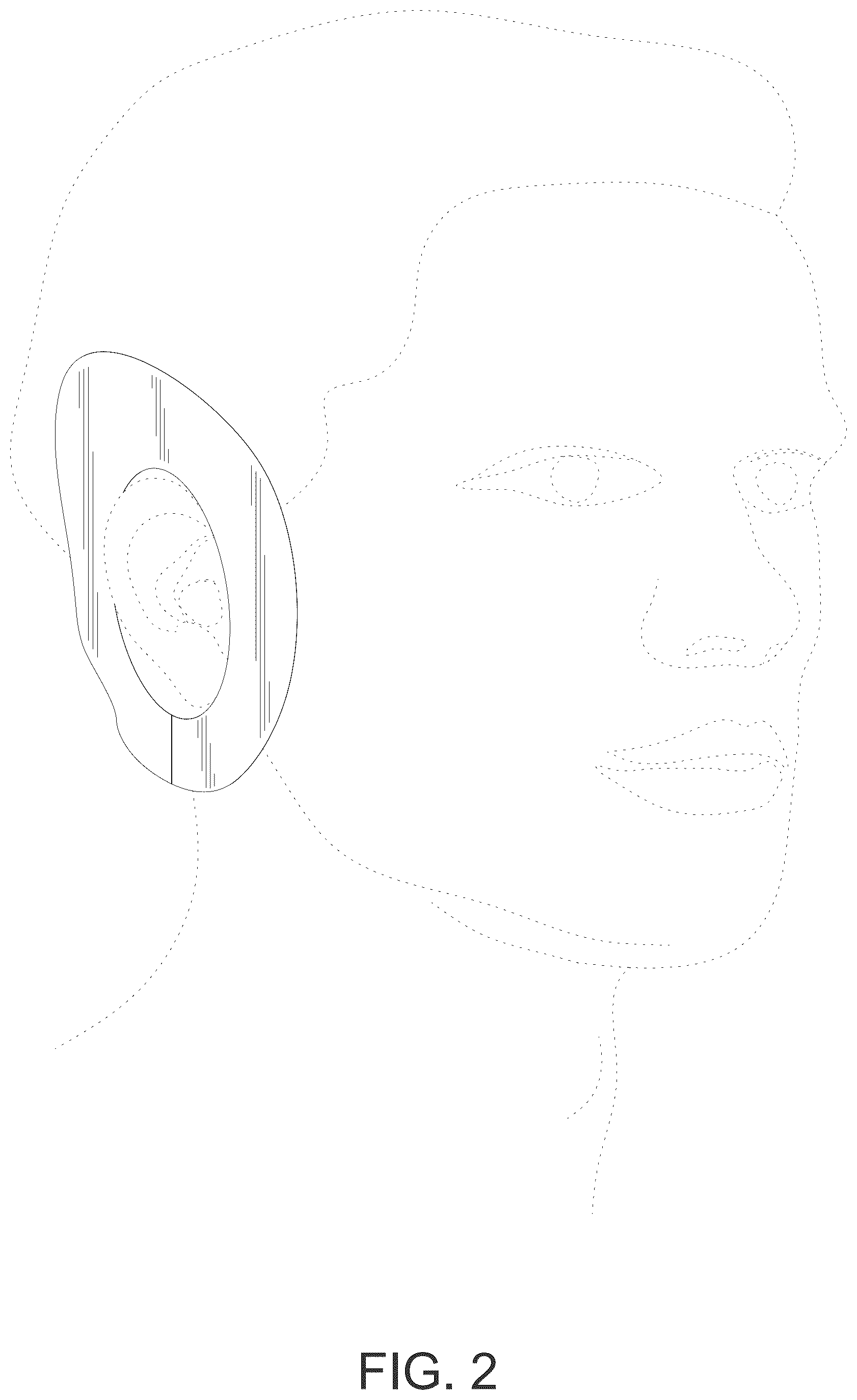 Patent USD1076239 Figure 2 – Ear protection shield