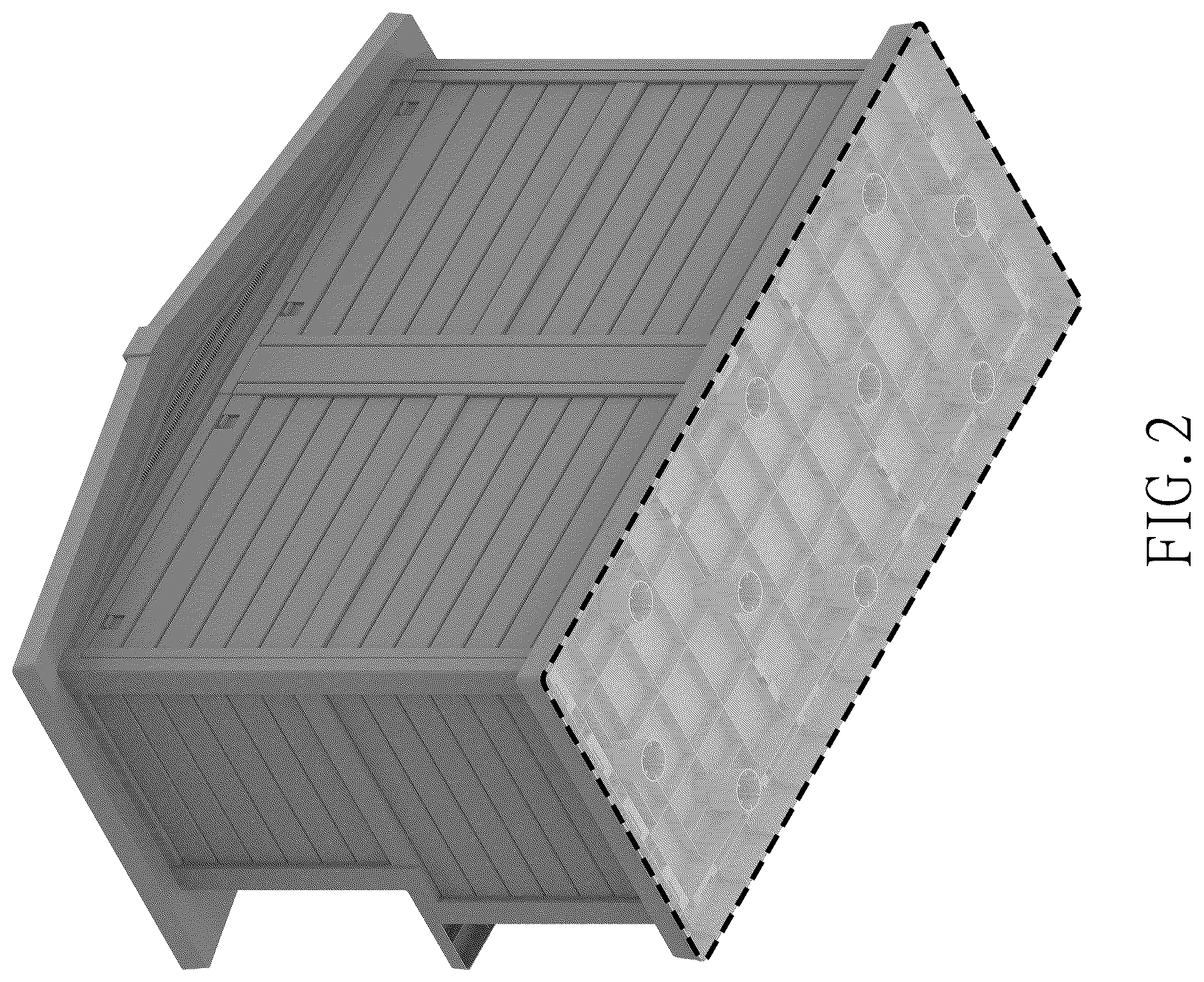 Patent USD1076242 Figure 2 – Pet house
