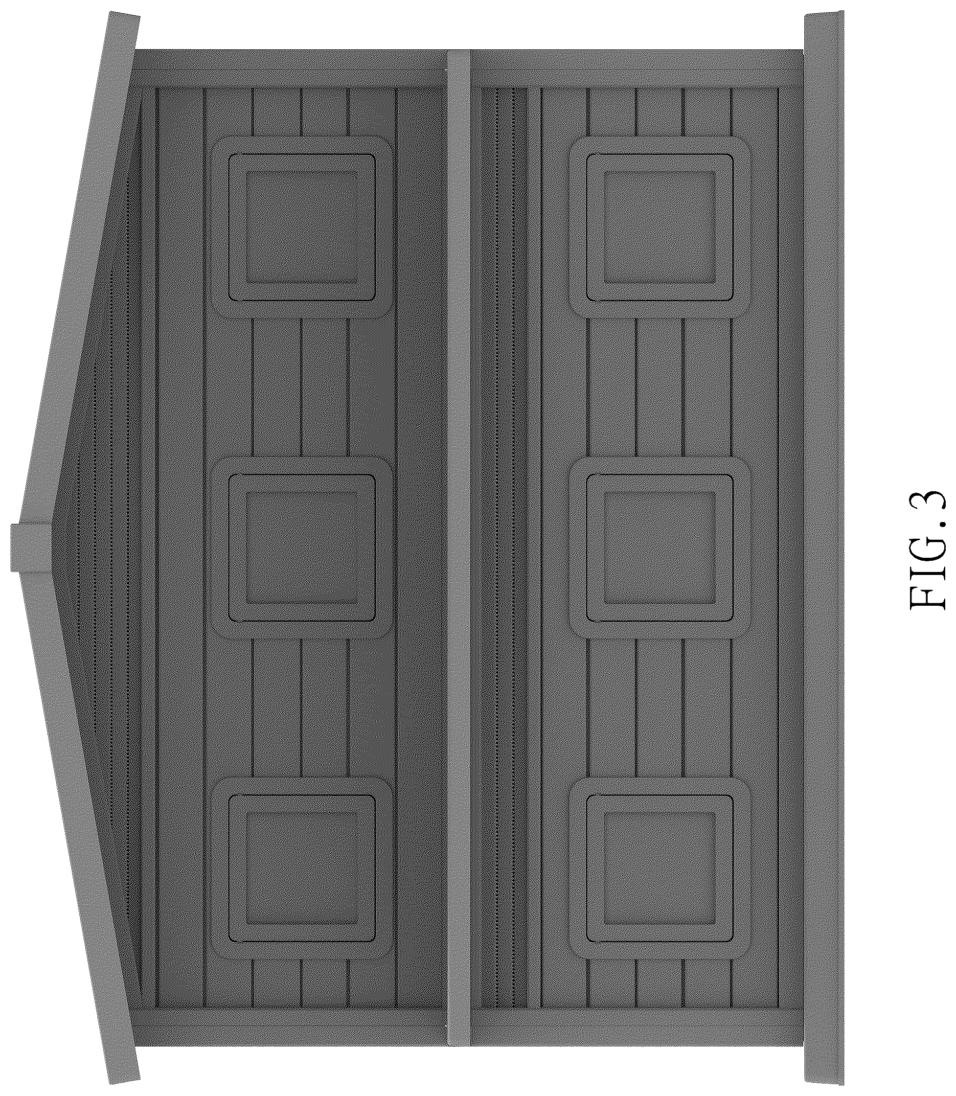 Patent USD1076242 Figure 3 – Pet house