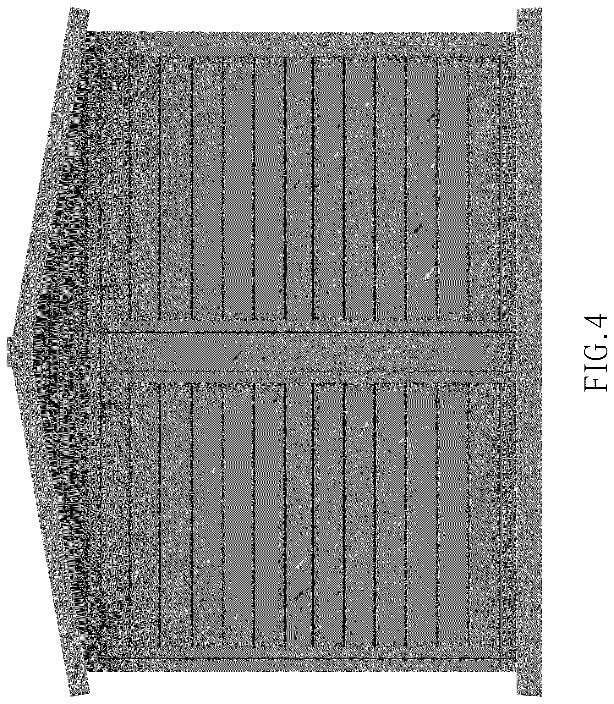 Patent USD1076242 Figure 4 – Pet house