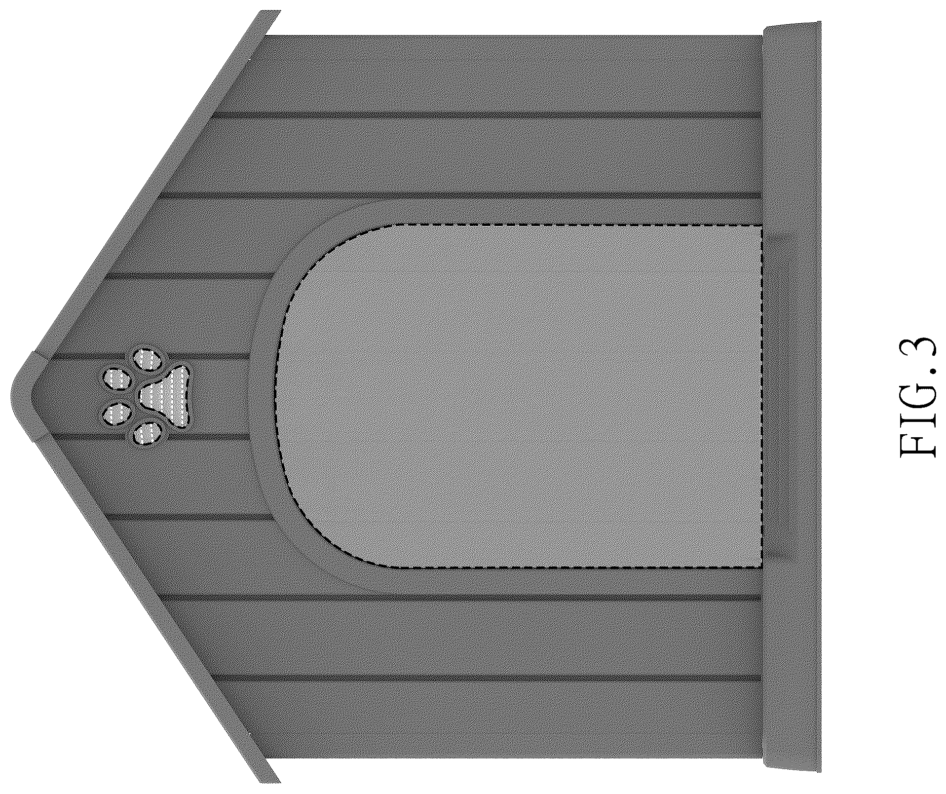 Patent USD1076243 Figure 3 – Pet house