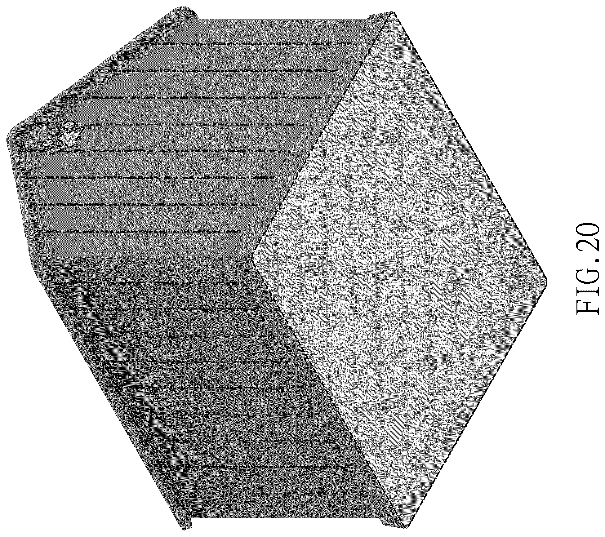 Patent USD1076243 Figure 20 – Pet house