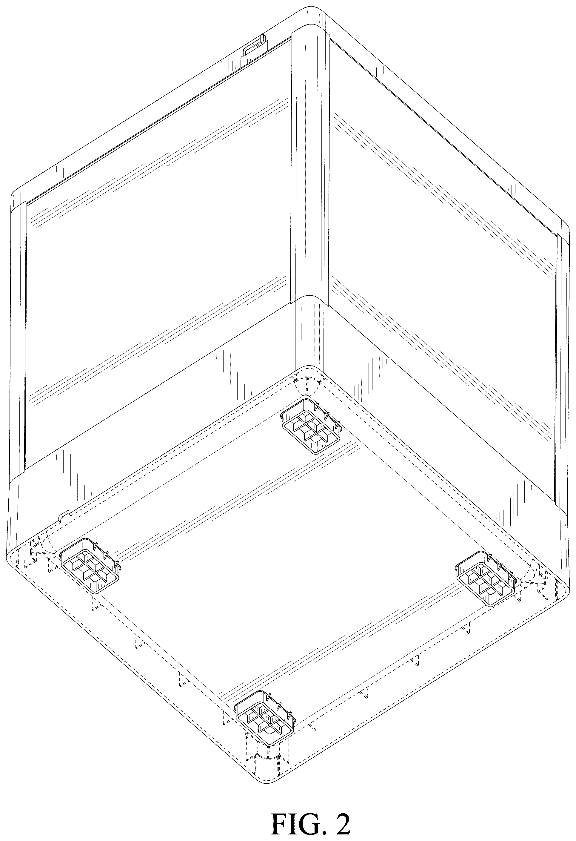 Patent USD1076244 Figure 2 – Reptile tank
