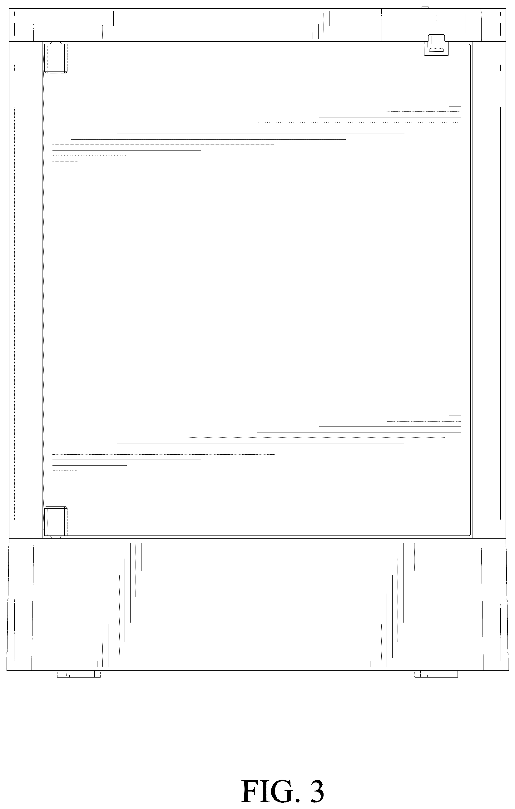 Patent USD1076244 Figure 3 – Reptile tank