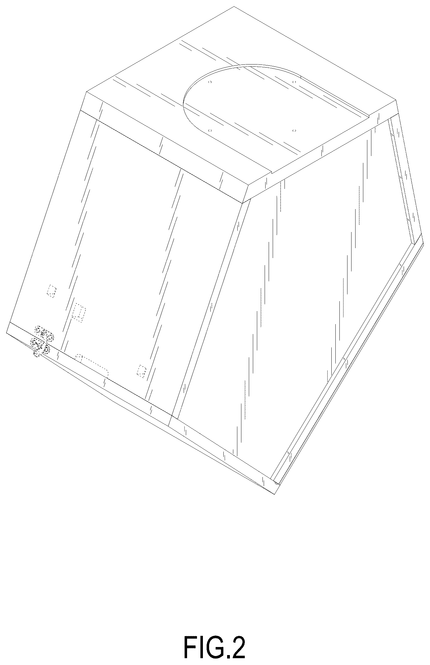 Patent USD1076245 Figure 2 – Bird house