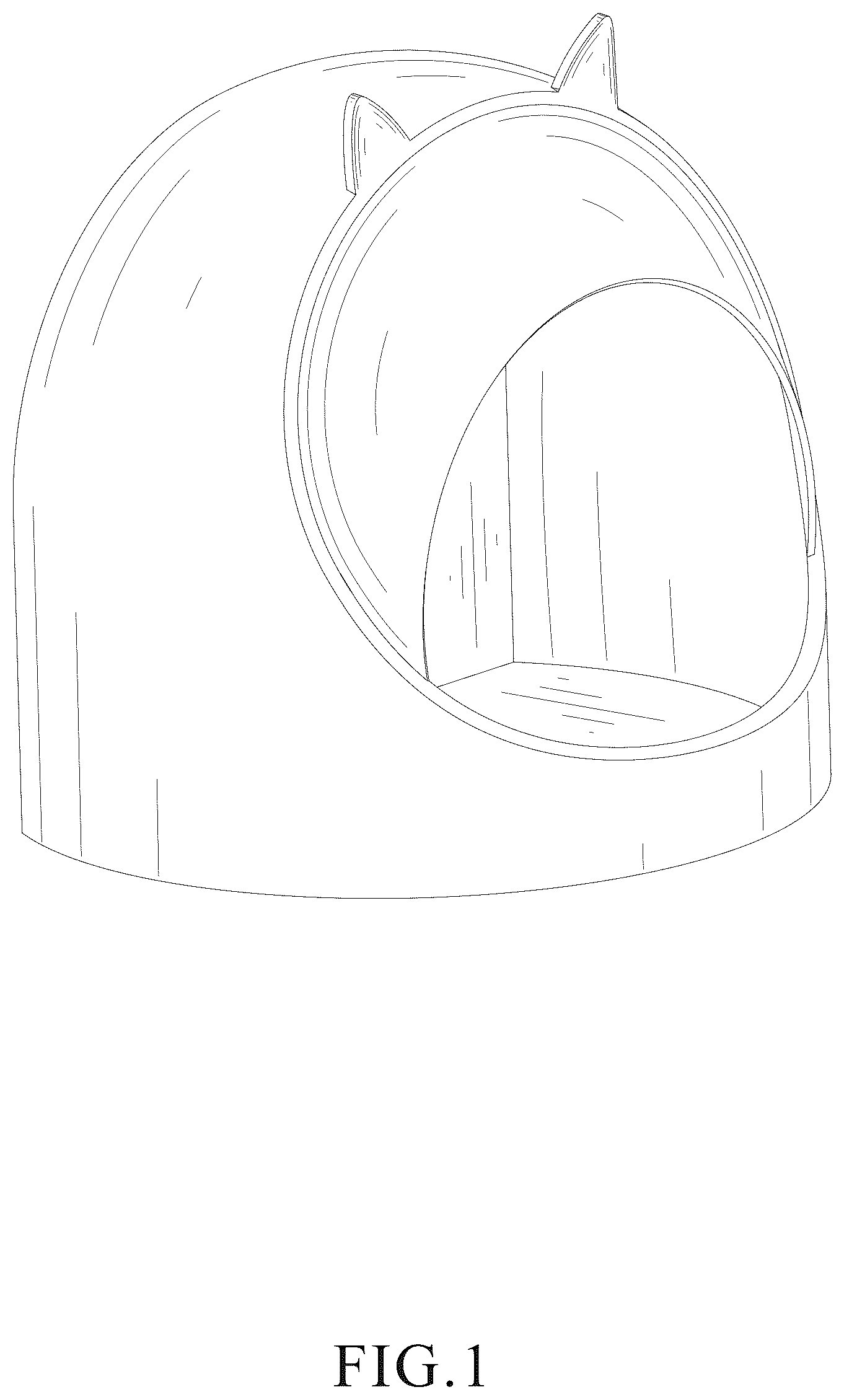Patent USD1076246 — Pet bed — Figure 1