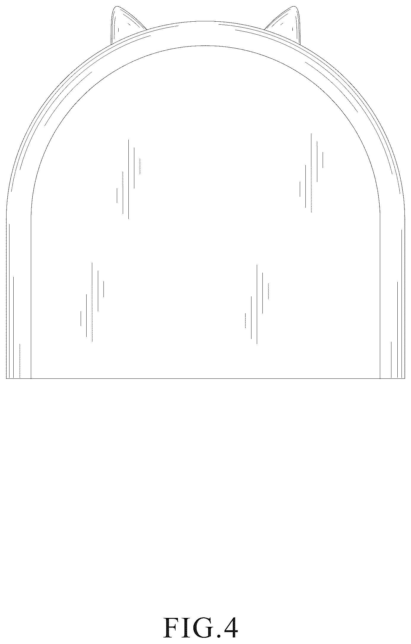 Patent USD1076246 Figure 4 – Pet bed