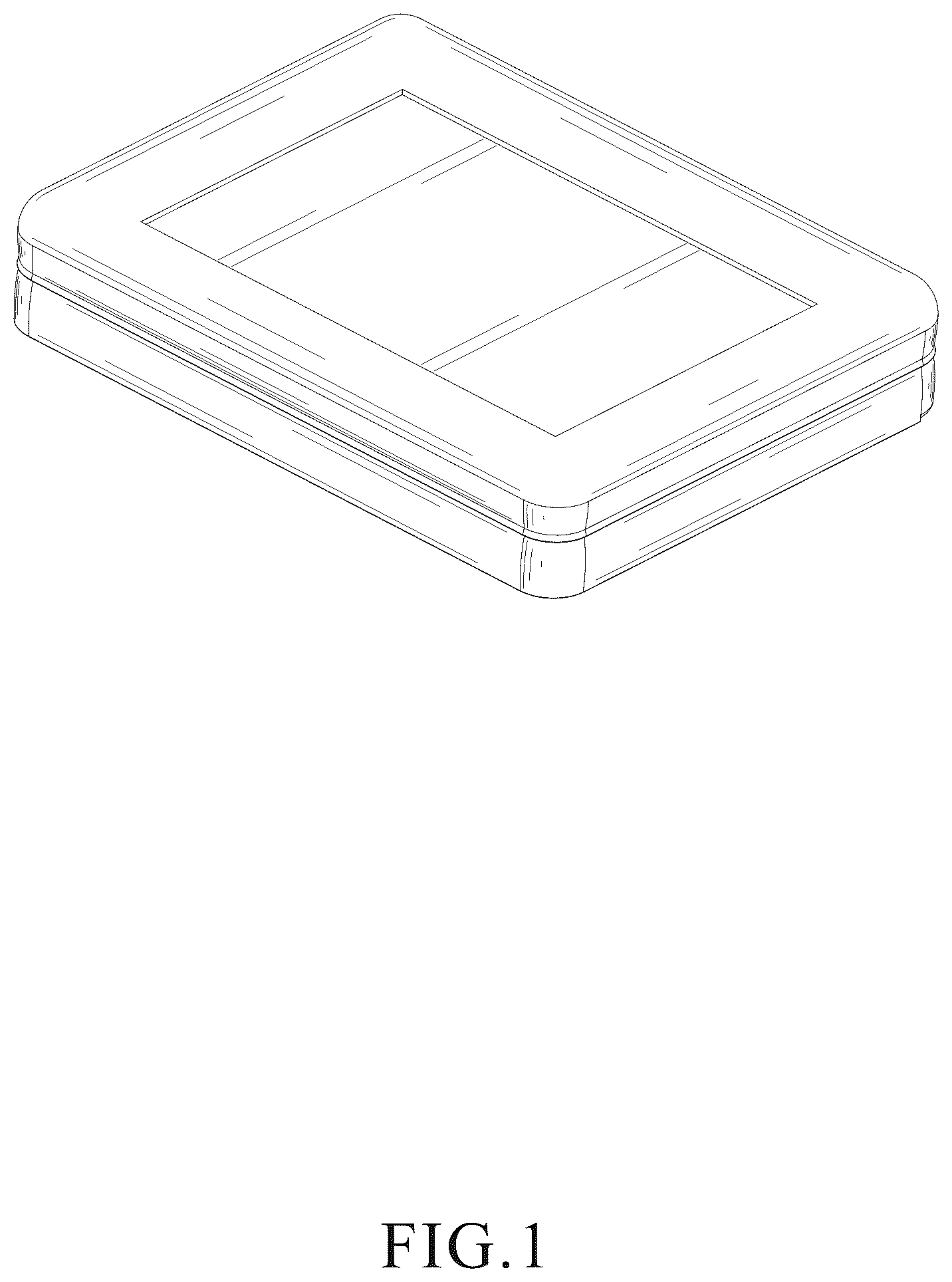 Patent USD1076247 Figure 1 – Pet bed
