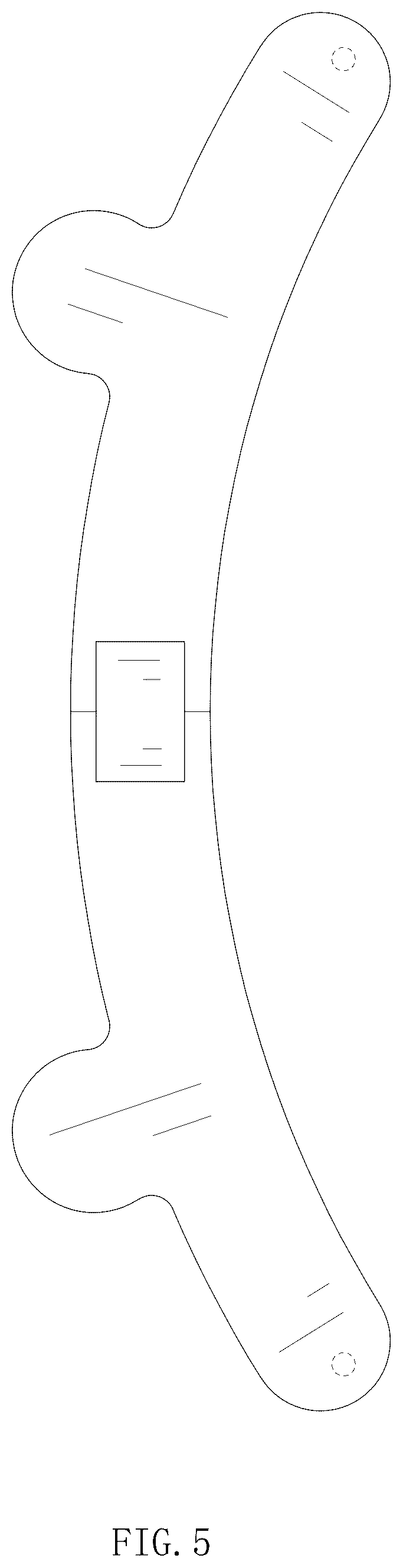 Patent USD1076248 Figure 5 – Curved cat bed