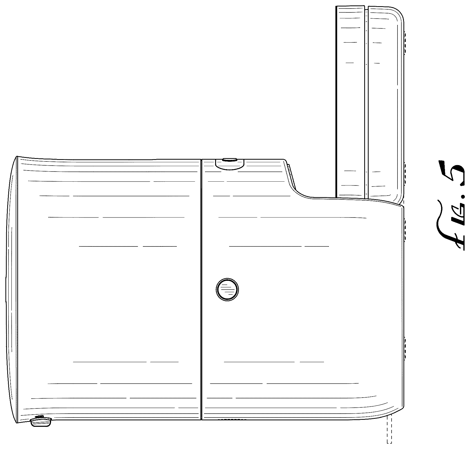 Patent USD1076249 Figure 4 – Pet feeder